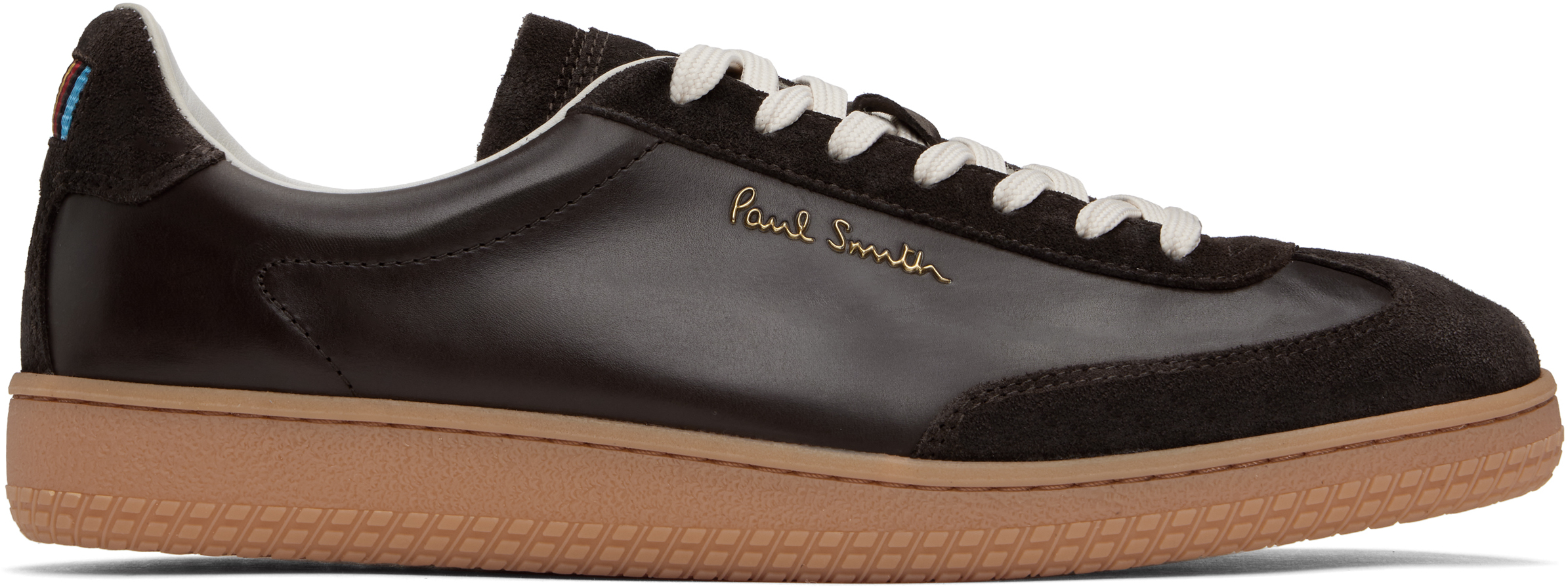 PAUL SMITH Como レザー&スエード スニーカー Paul Smith メンズ スニーカー | SSENSE 日本