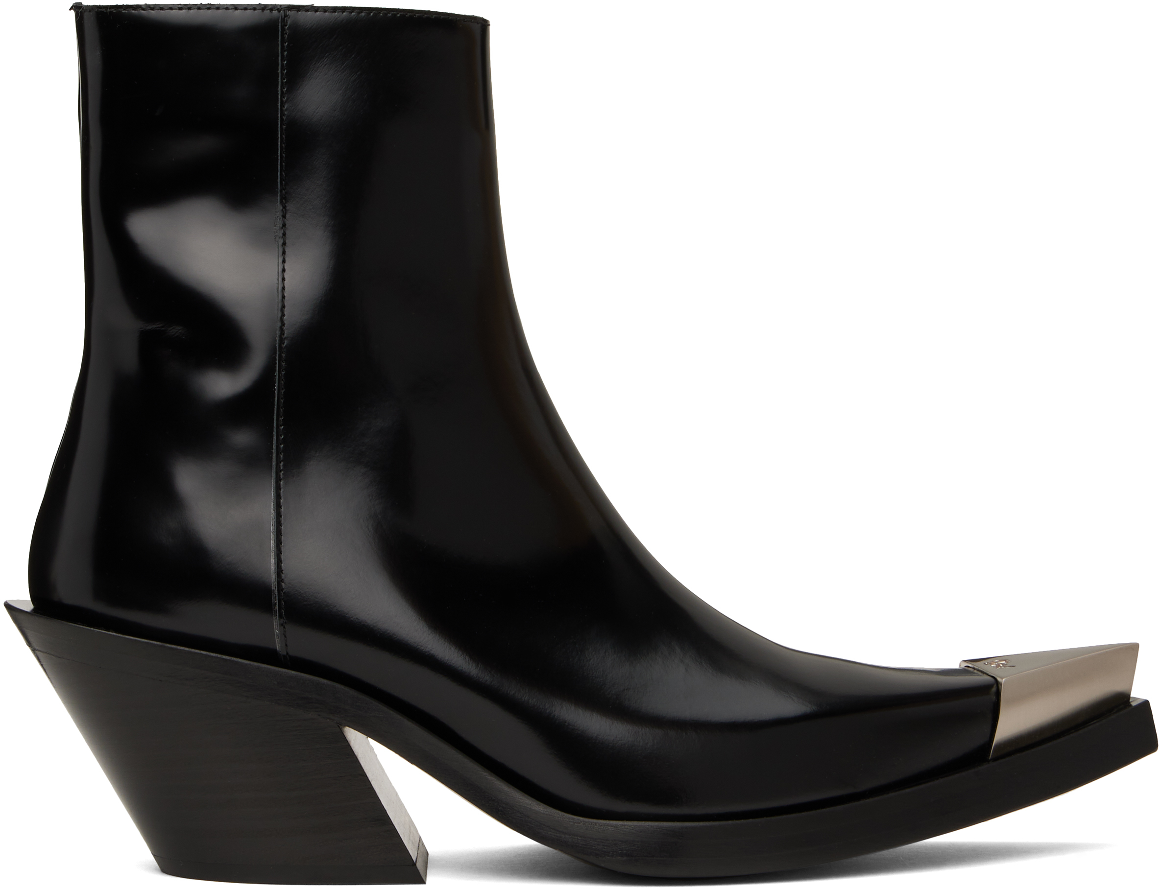 Black Bang Ankle Boots