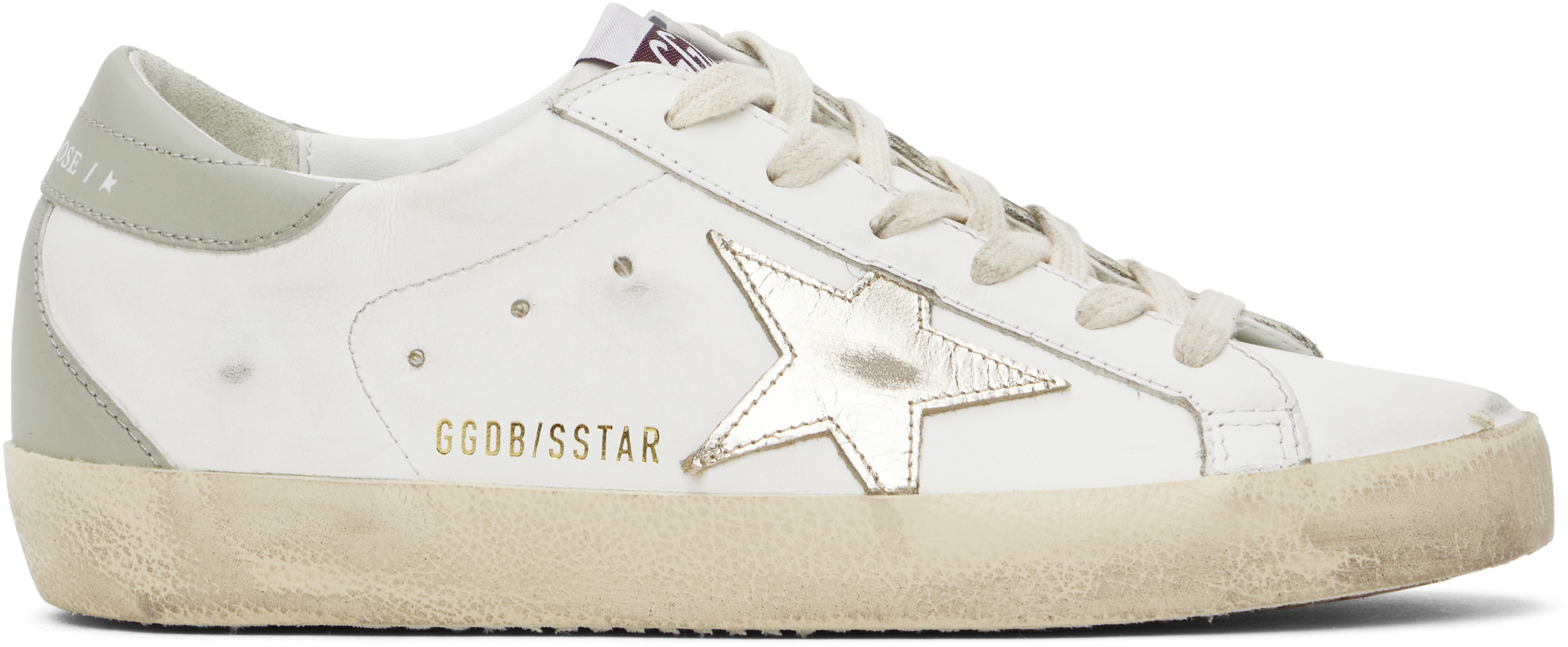 Golden Goose: White Super-Star Classic Sneakers | SSENSE Canada