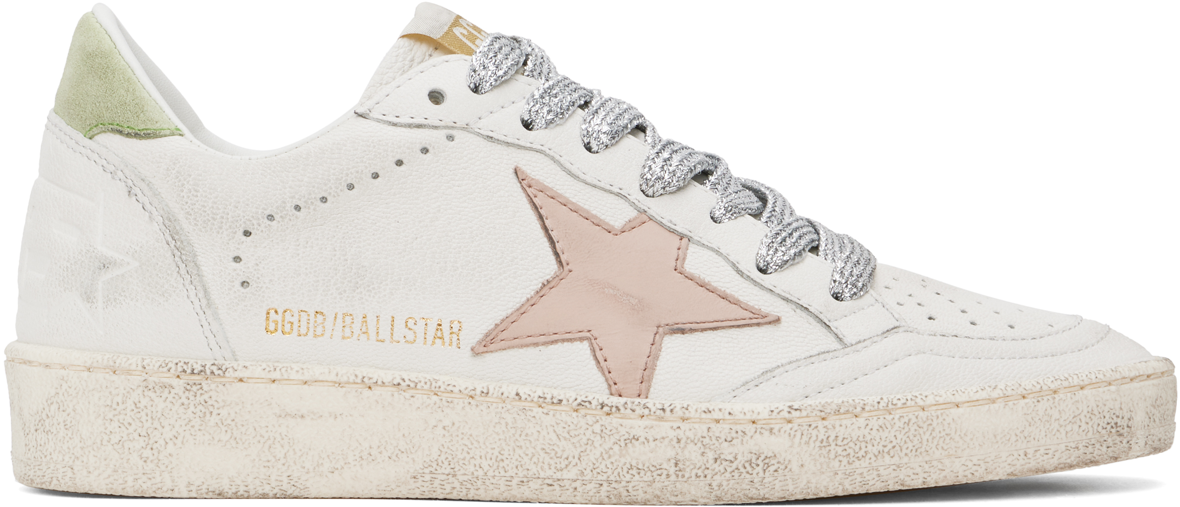 【Golden 】Ball Star Sneakers ホワイト Golden Goose Ball Star Sneaker Milk White Leather/Gold sz 38