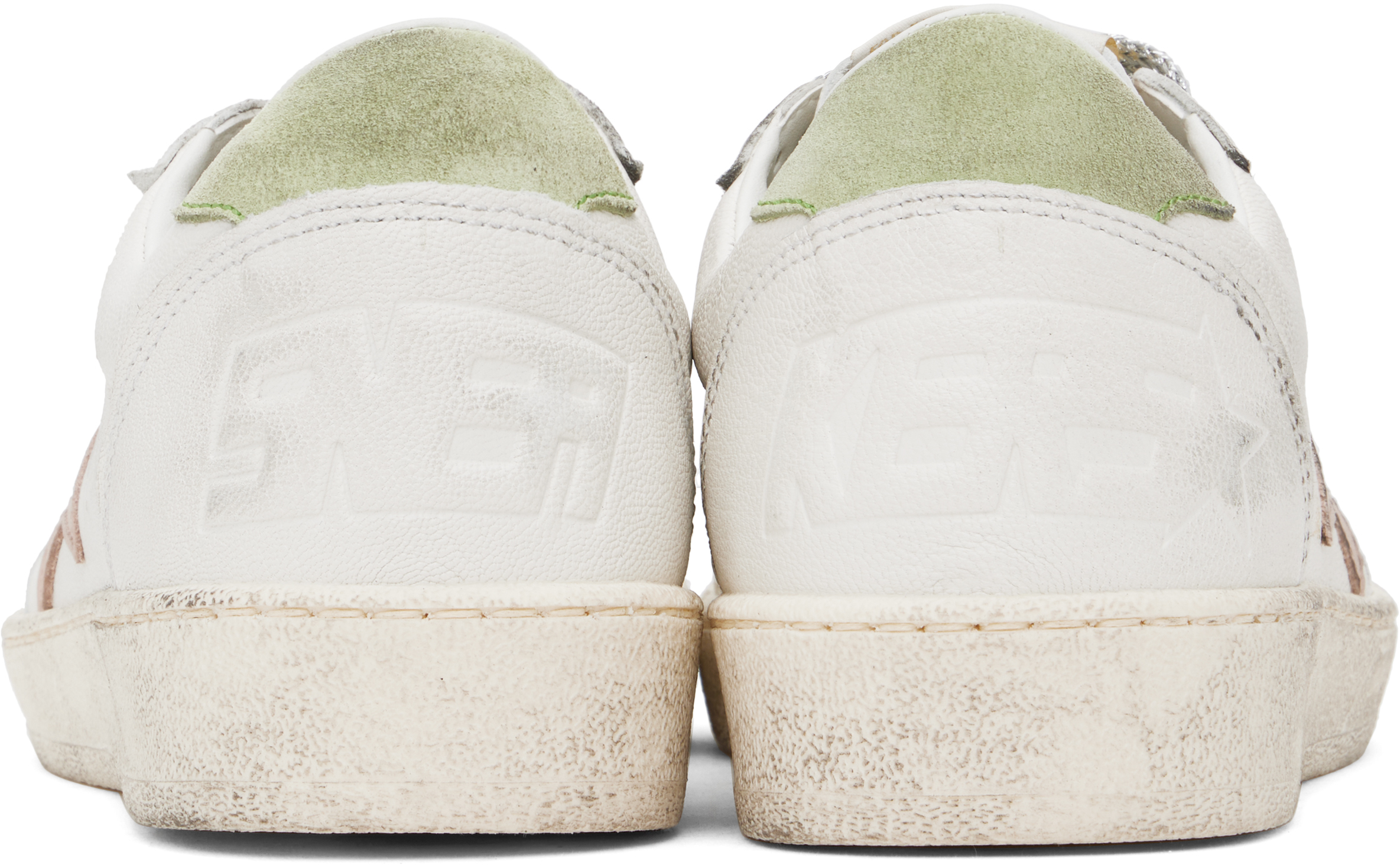 Golden Goose White Ball Star Sneakers In 12164 White/moonligh