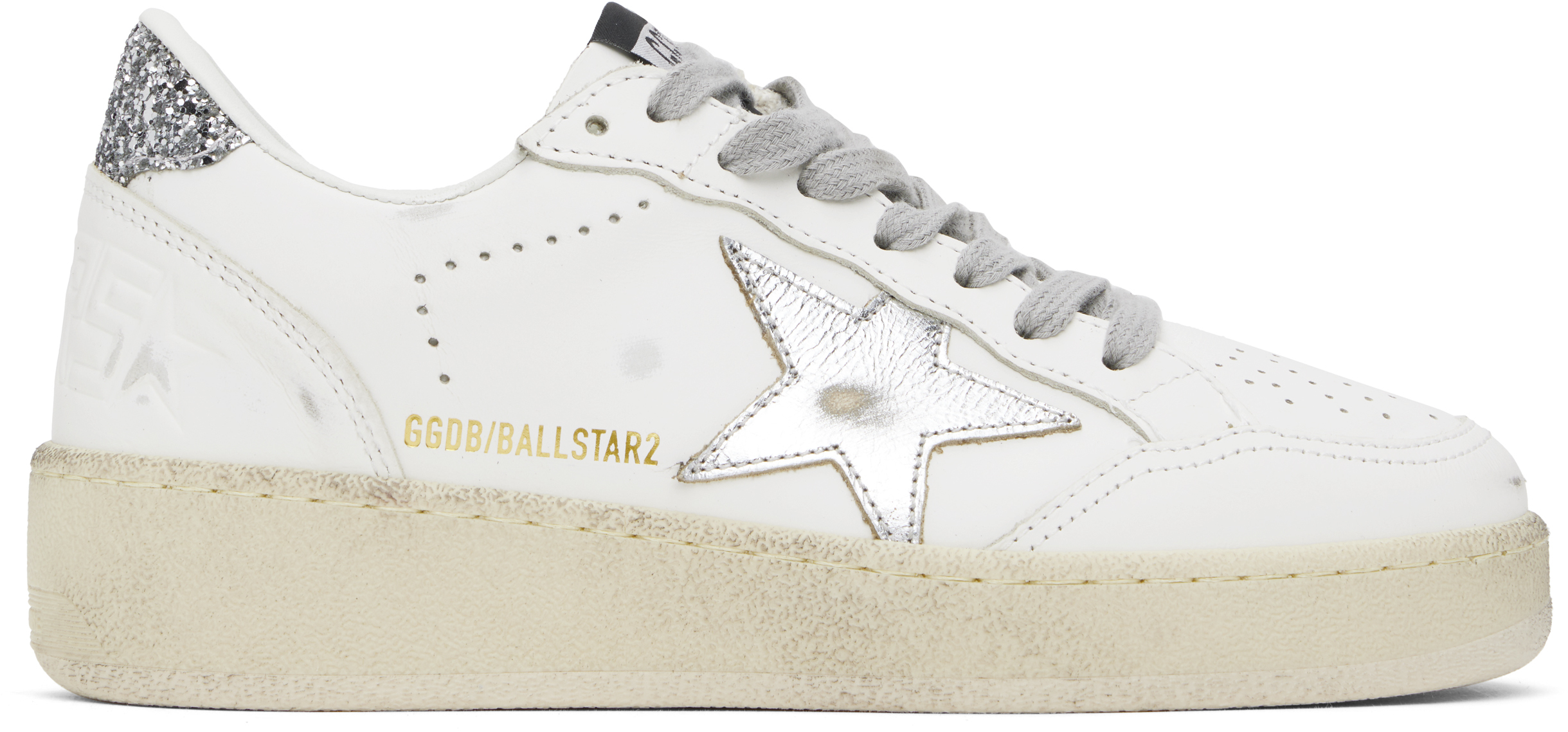 White Ball Star Sneakers