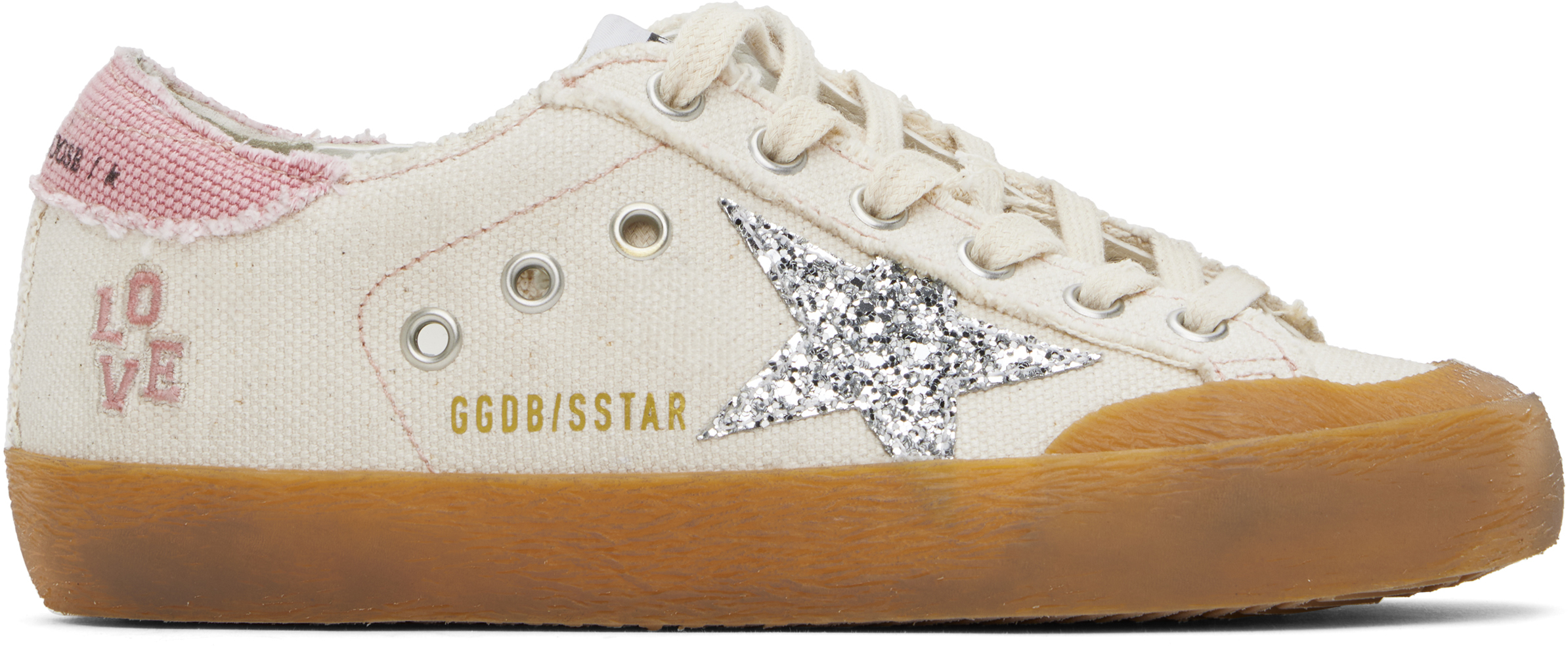 Golden Goose: オフホワイト Super-Star Penstar スニーカー