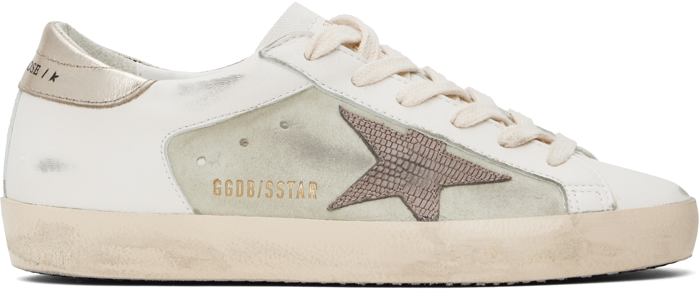 スニーカー Golden  \"Super-Star\" sneaker Beige Golden Goose Beige Super-Star Sneakers Golden Goose Deluxe Brand