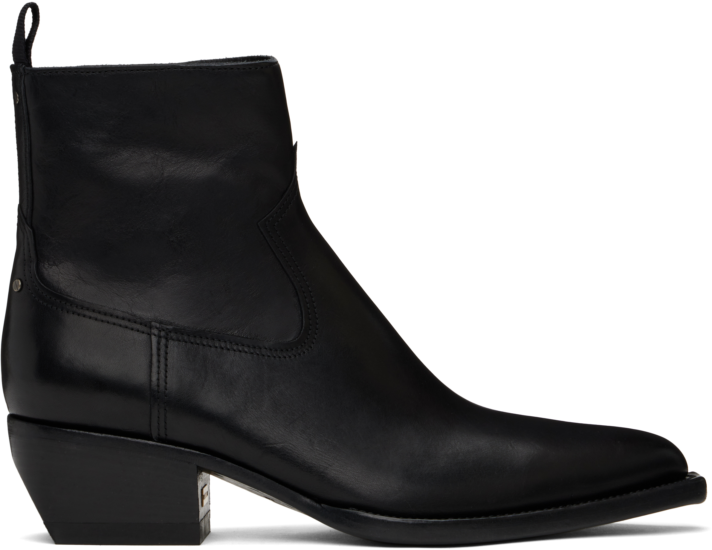 Golden Goose Black Debbie Boots In Black