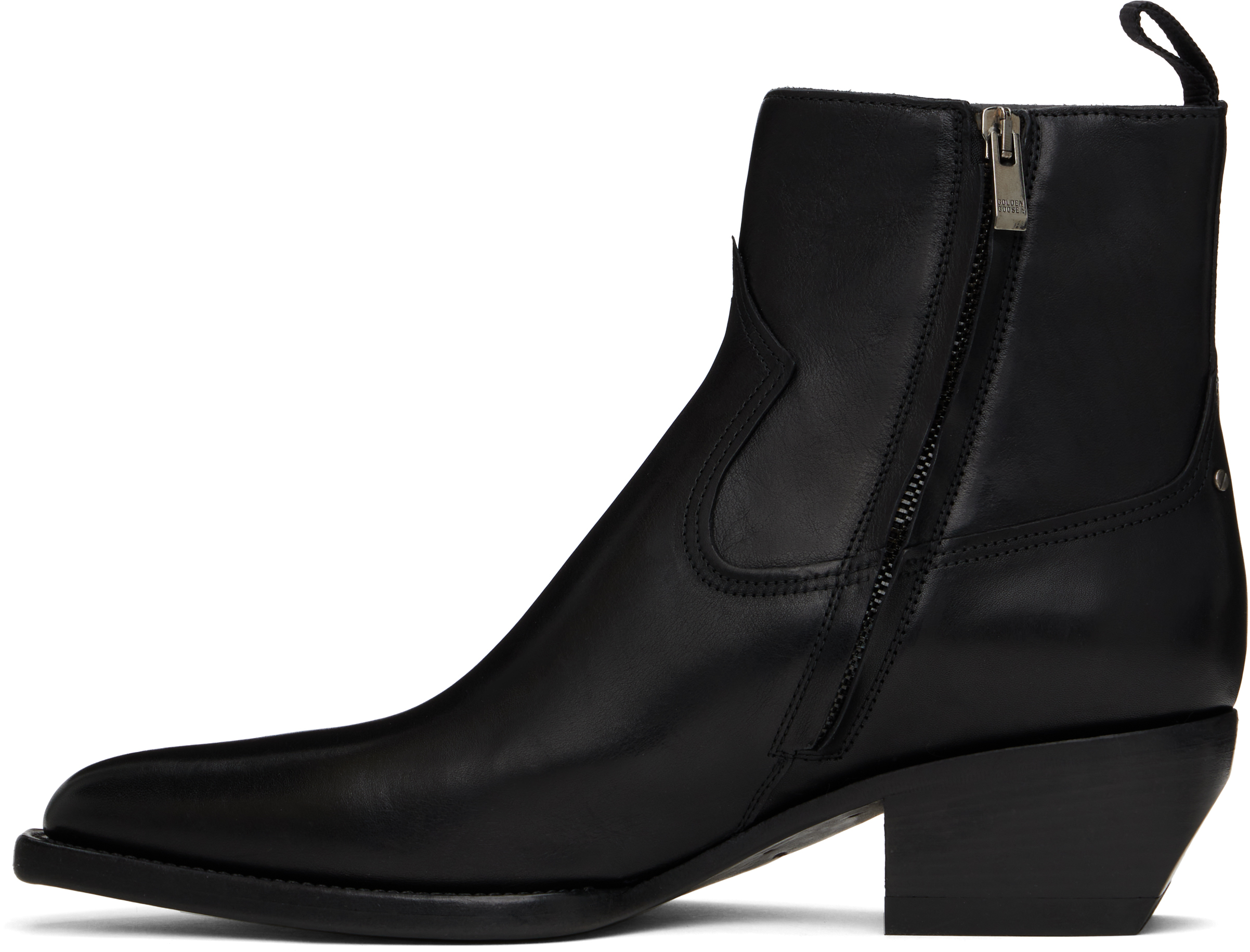 Golden Goose Black Debbie Boots In Black