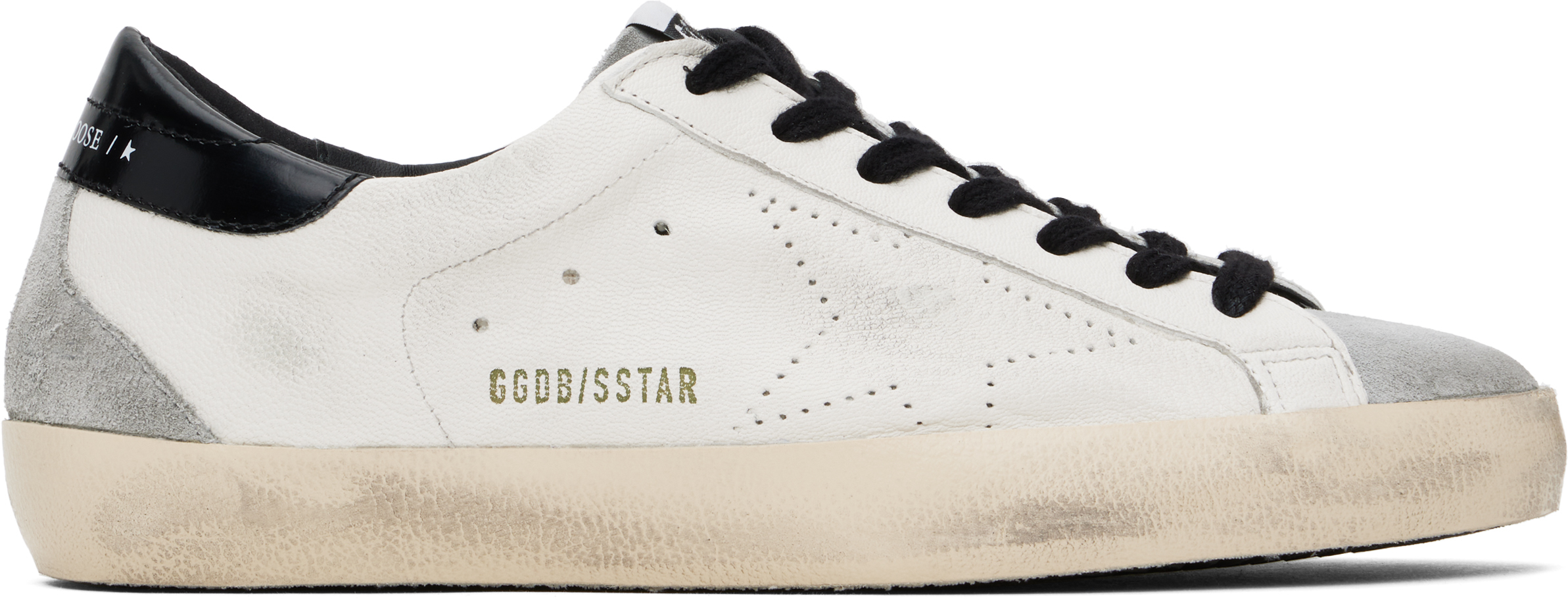 White 
Gray Super-Star Sneakers