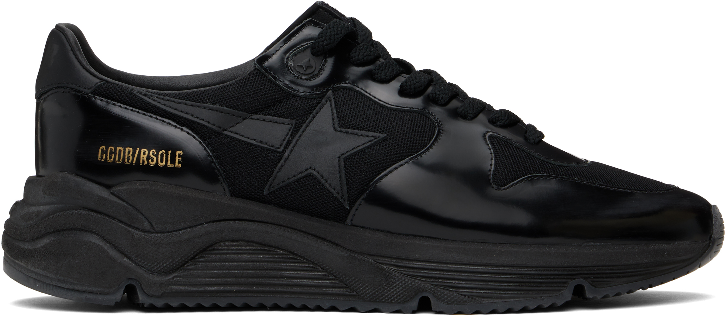 ★Golden Goose★ Running Sole Sneakers Black GMF00126F006218 Golden Goose - Running Sole in Black Nappa and Suede – Joe