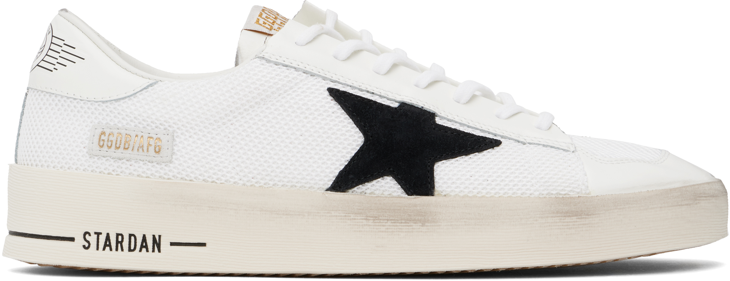 Golden Goose: White Stardan Sneakers | SSENSE Canada Golden Goose: White Stardan Sneakers | SSENSE Canada