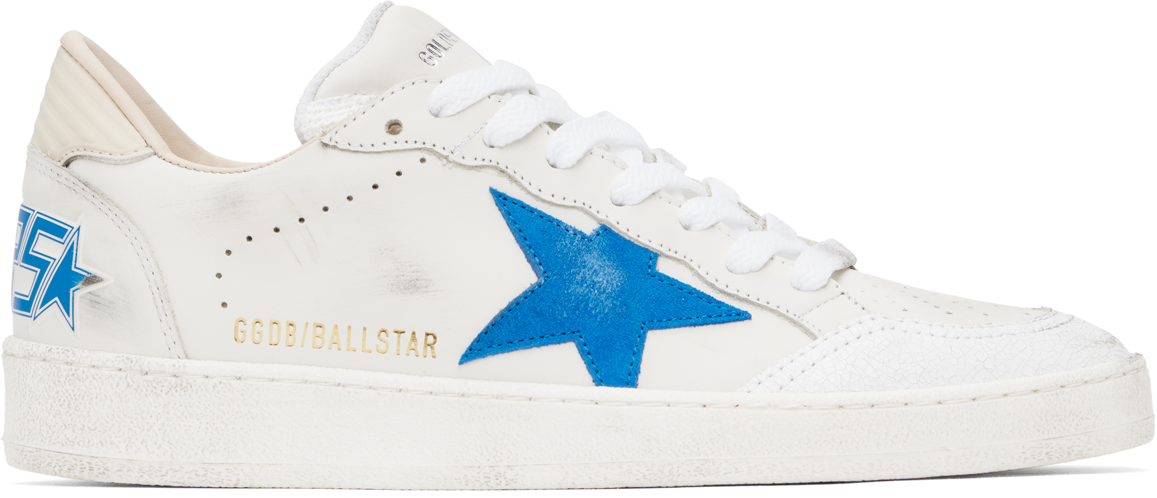 Golden Goose: White Ball Star Sneakers | SSENSE