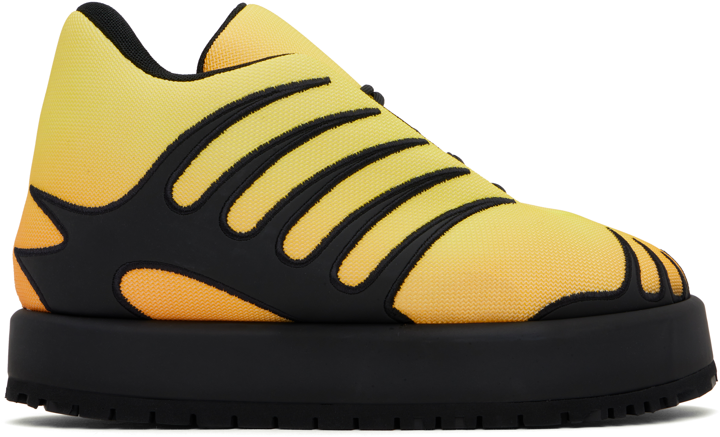 Yellow Nuvola NT Pluto Mesh Sneakers by PDF on Sale