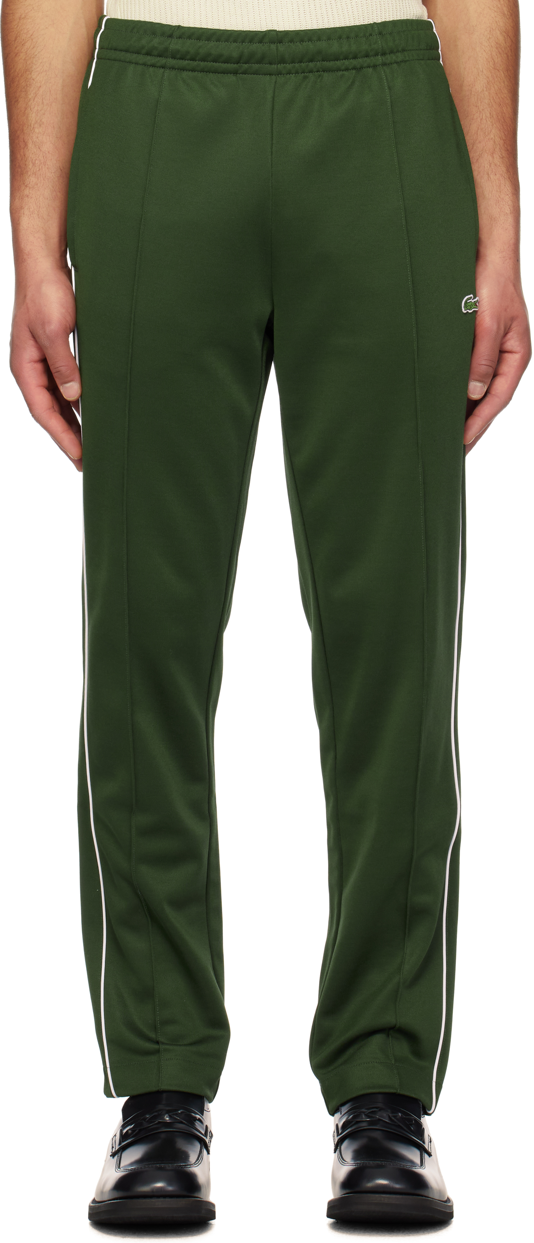 Green Paris Piqué Sweatpants by Lacoste on Sale