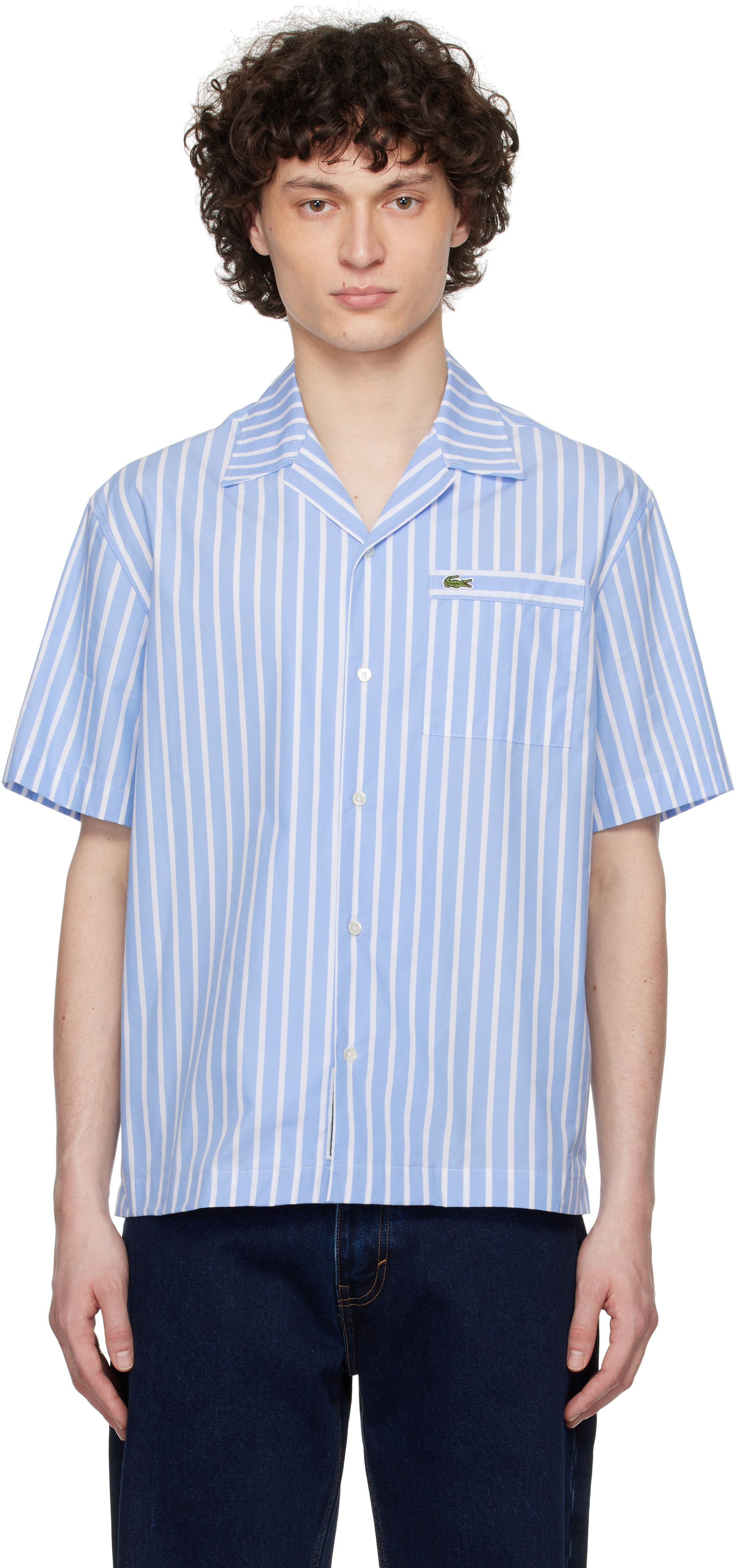 Blue & White Summer Pack Relaxed Short Sleeve Shirt