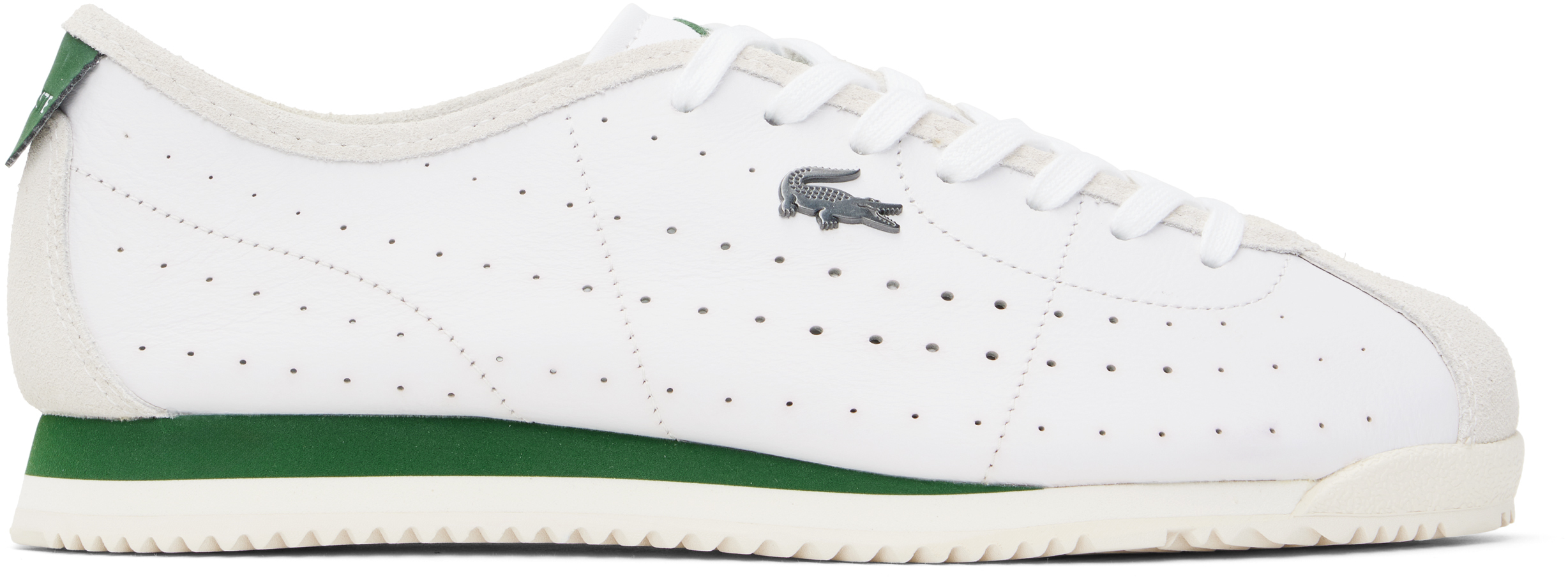 【関税込み】Lacoste ホワイト Club-Low 125 3 SMA スニーカー Lacosteのホワイト Club-Low 125 3 SMA スニーカーがセール中