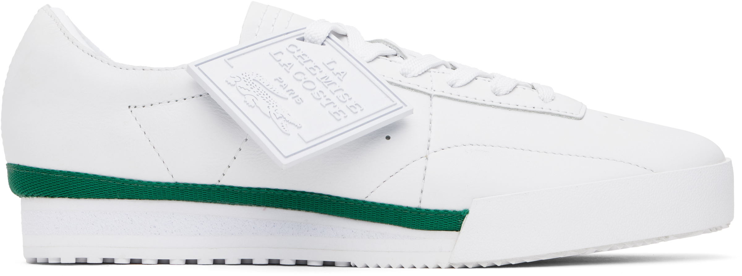 Lacoste★Aura Runway Sneakers★23-29cm★人気早期完売 Lacoste: White Aura Runway Sneakers | SSENSE
