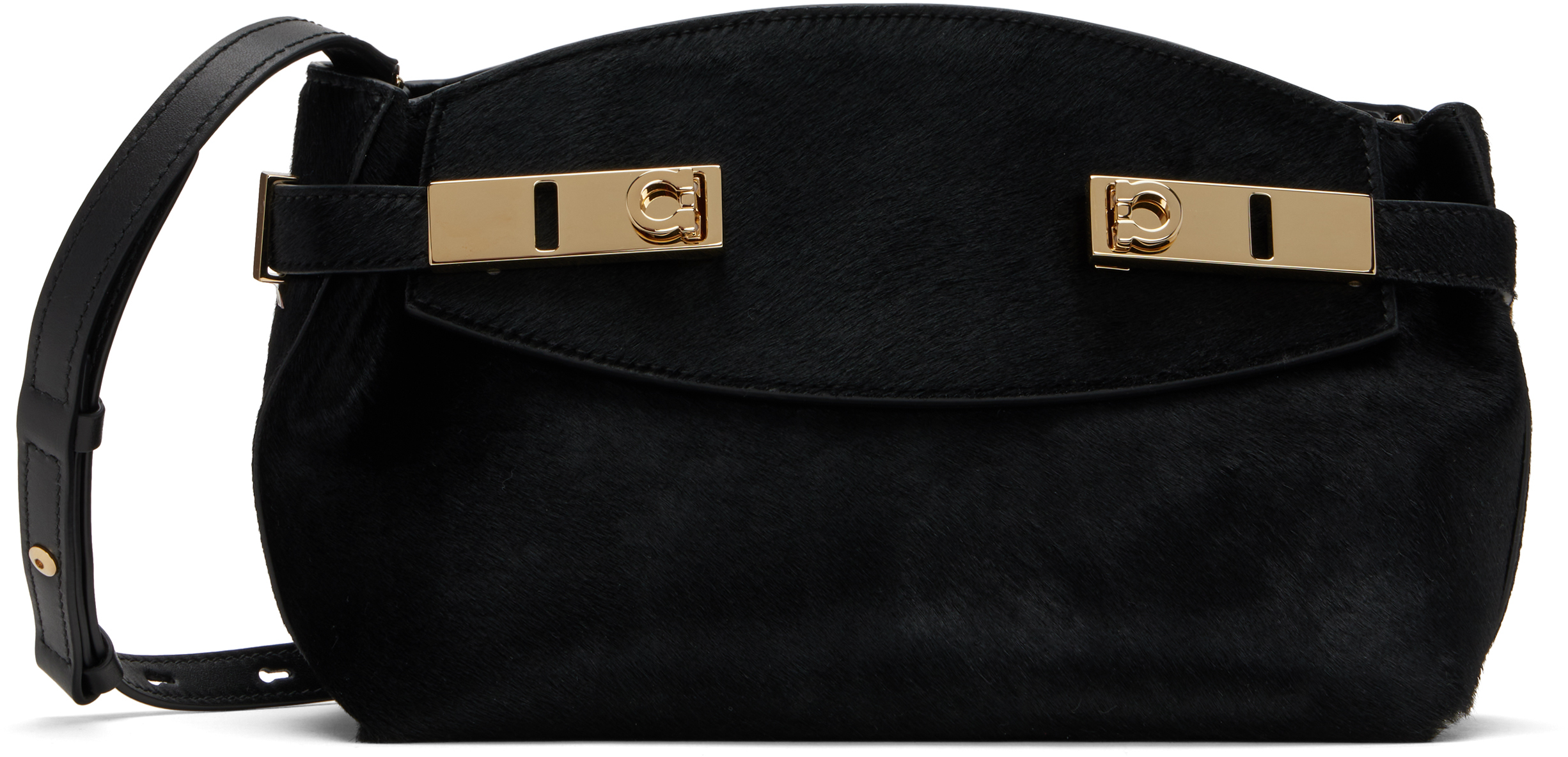 Black Hug Soft XS Crossbody Bag