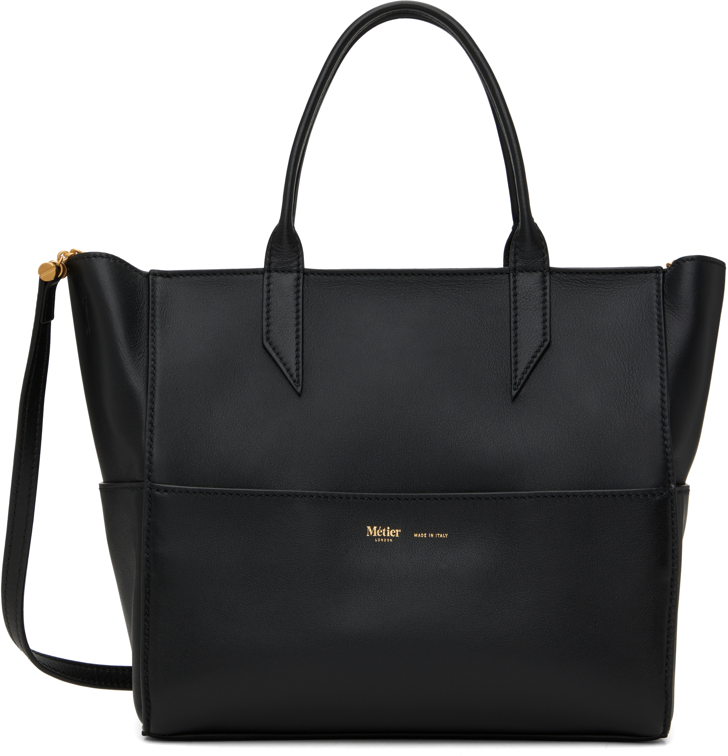 Métier Black Incognito Crossbody Cabas Bag