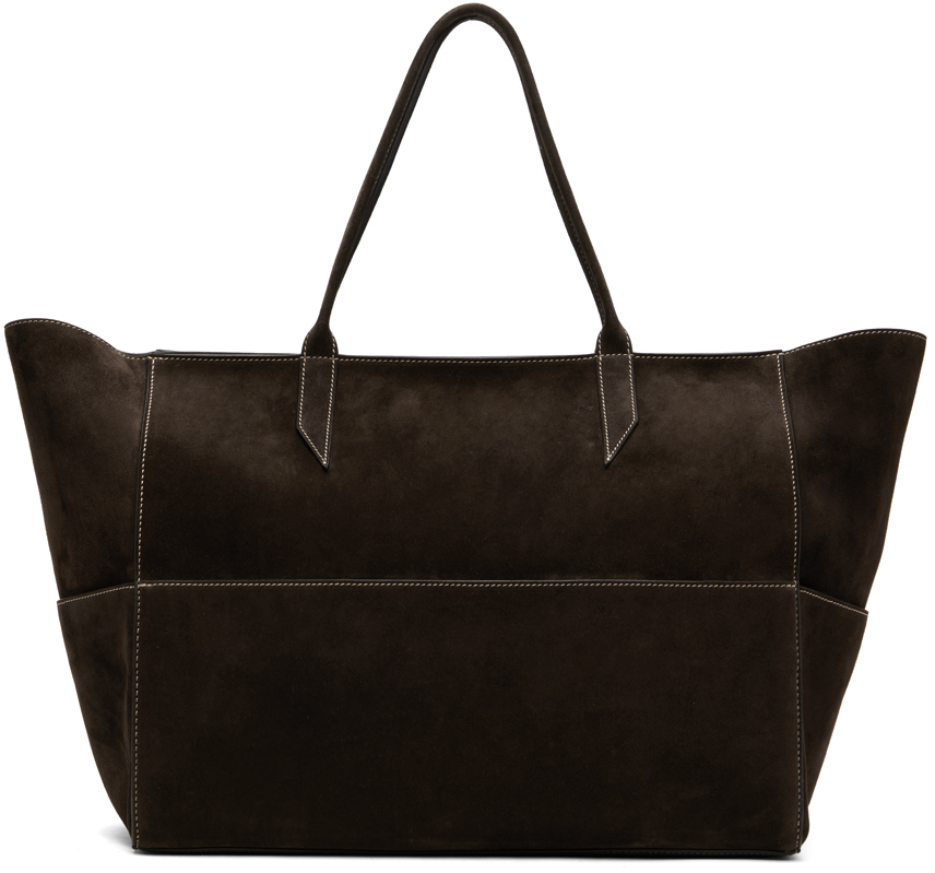 Shop Metier ブラウン ラージ Incognito Cabas トートバッグ In Chocolate