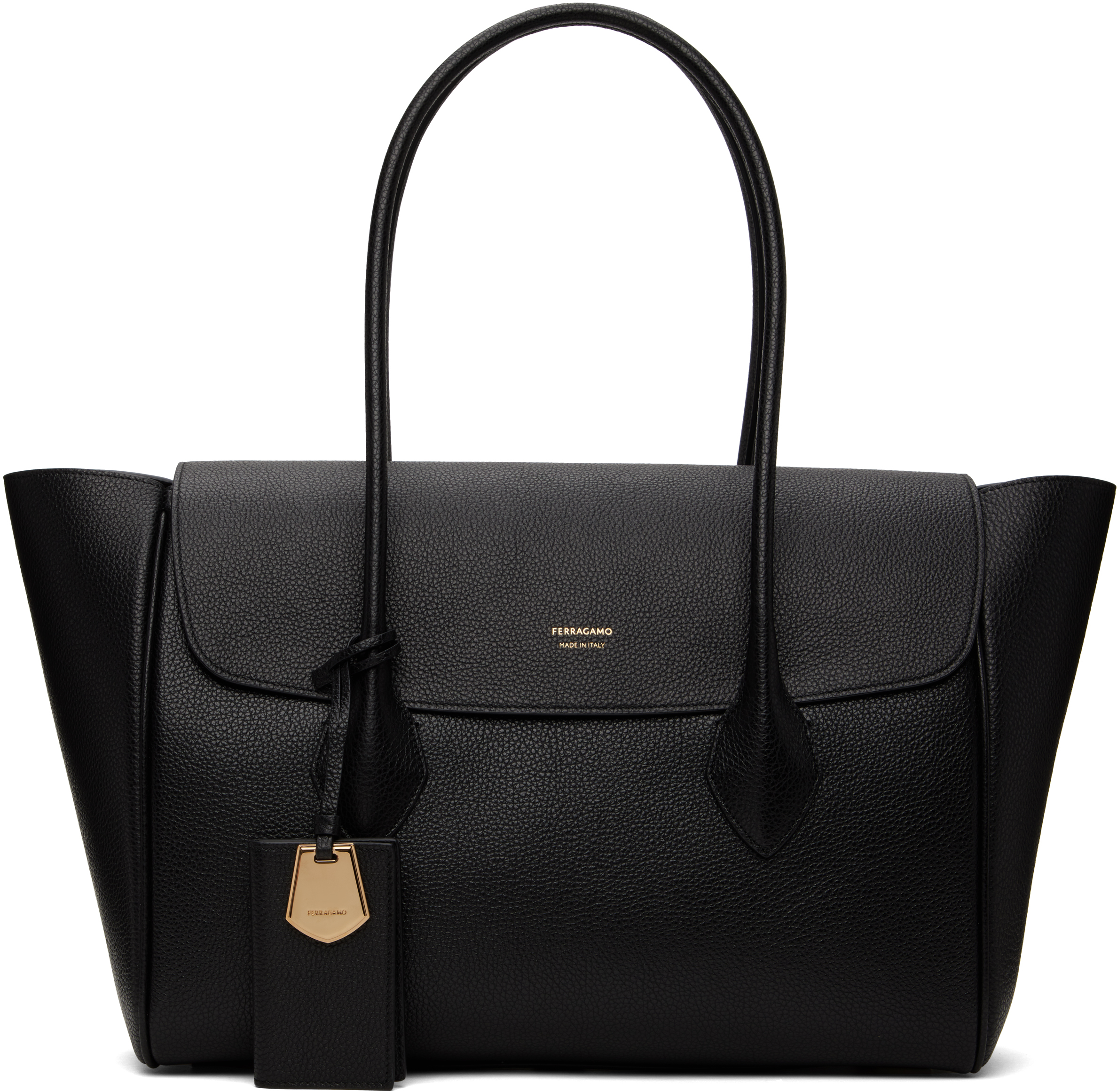 Black East-West XL Tote