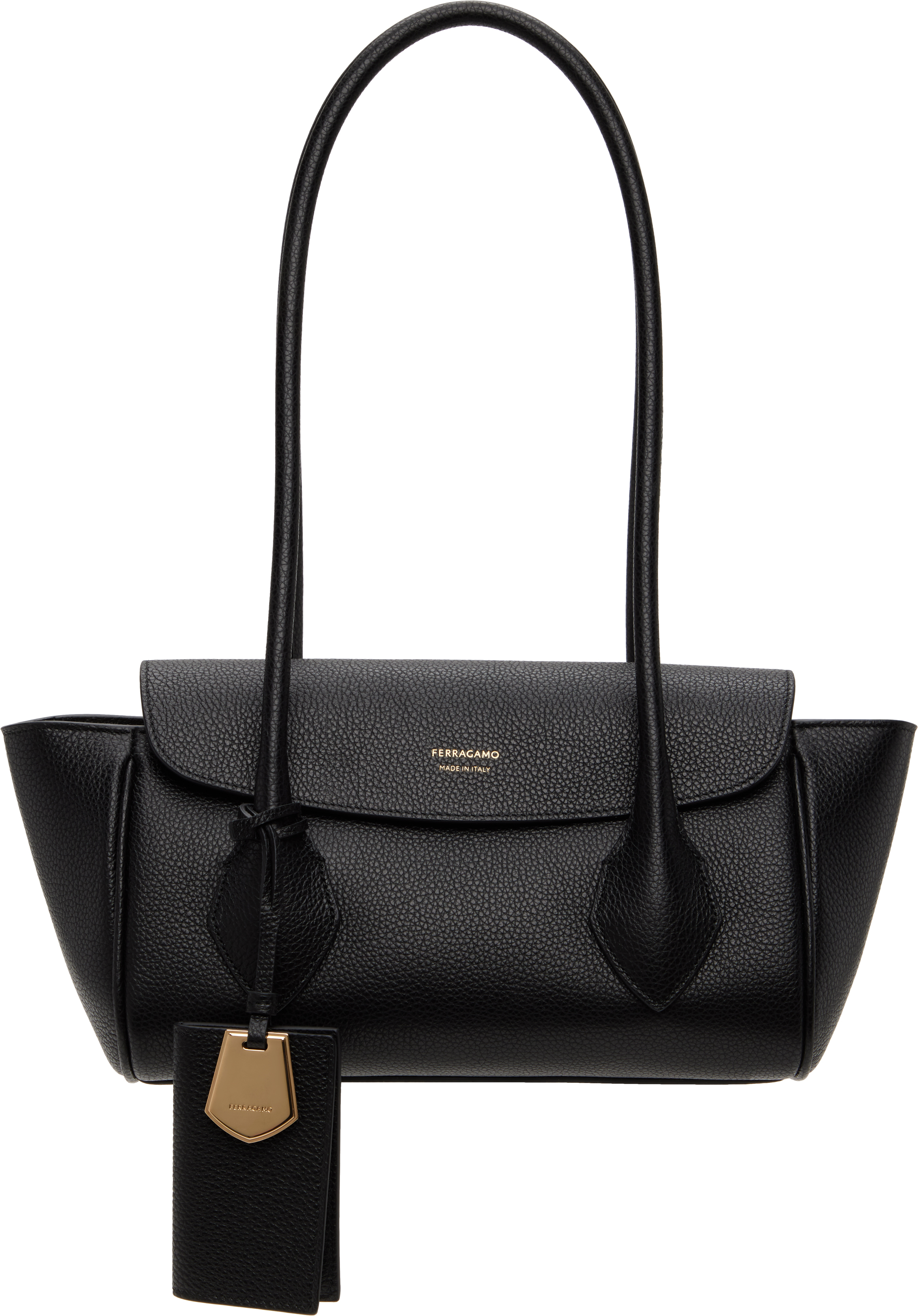 Black East-West S Tote