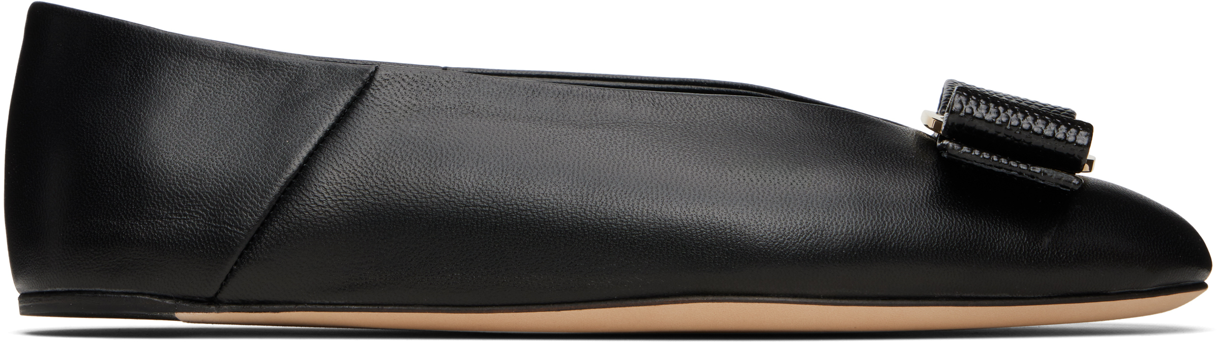 Black Vara Bow Ballerina Flats