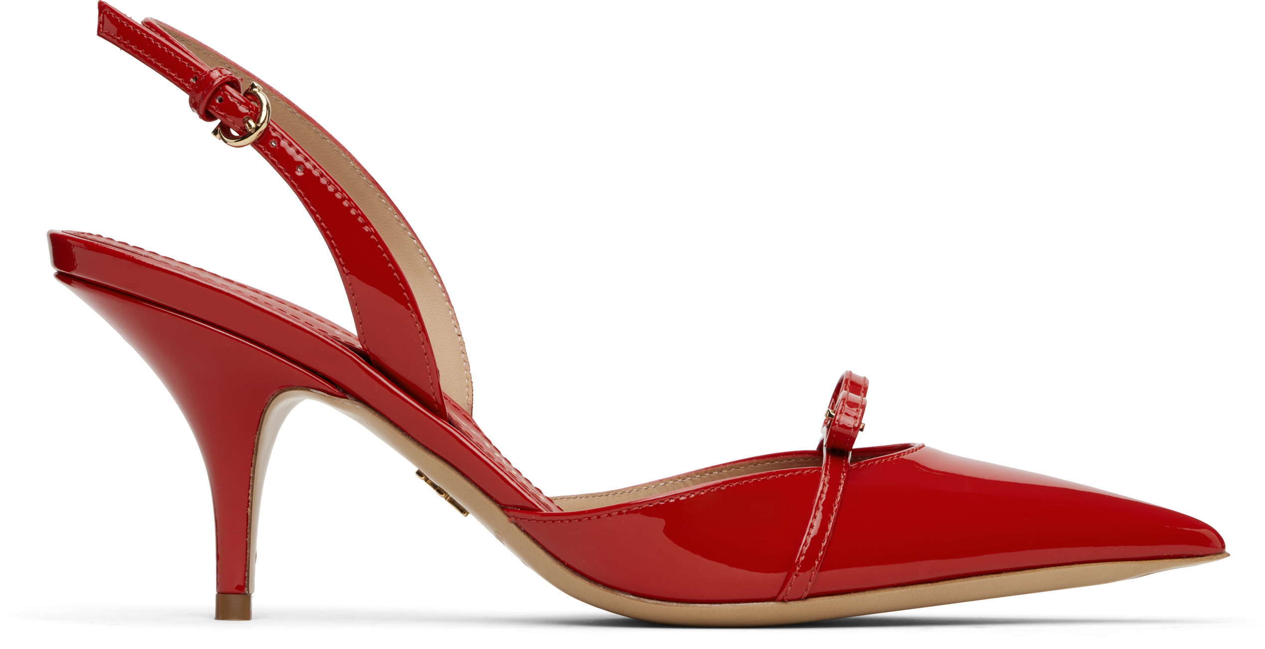 Red Gylla Mini Bow Pump Heels
