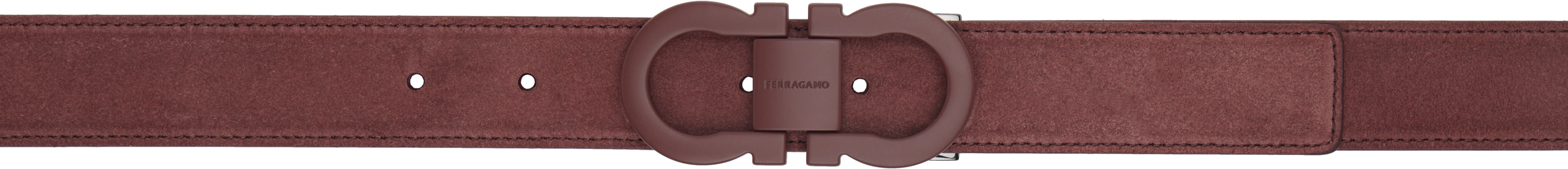 Burgundy Adjustable Belt