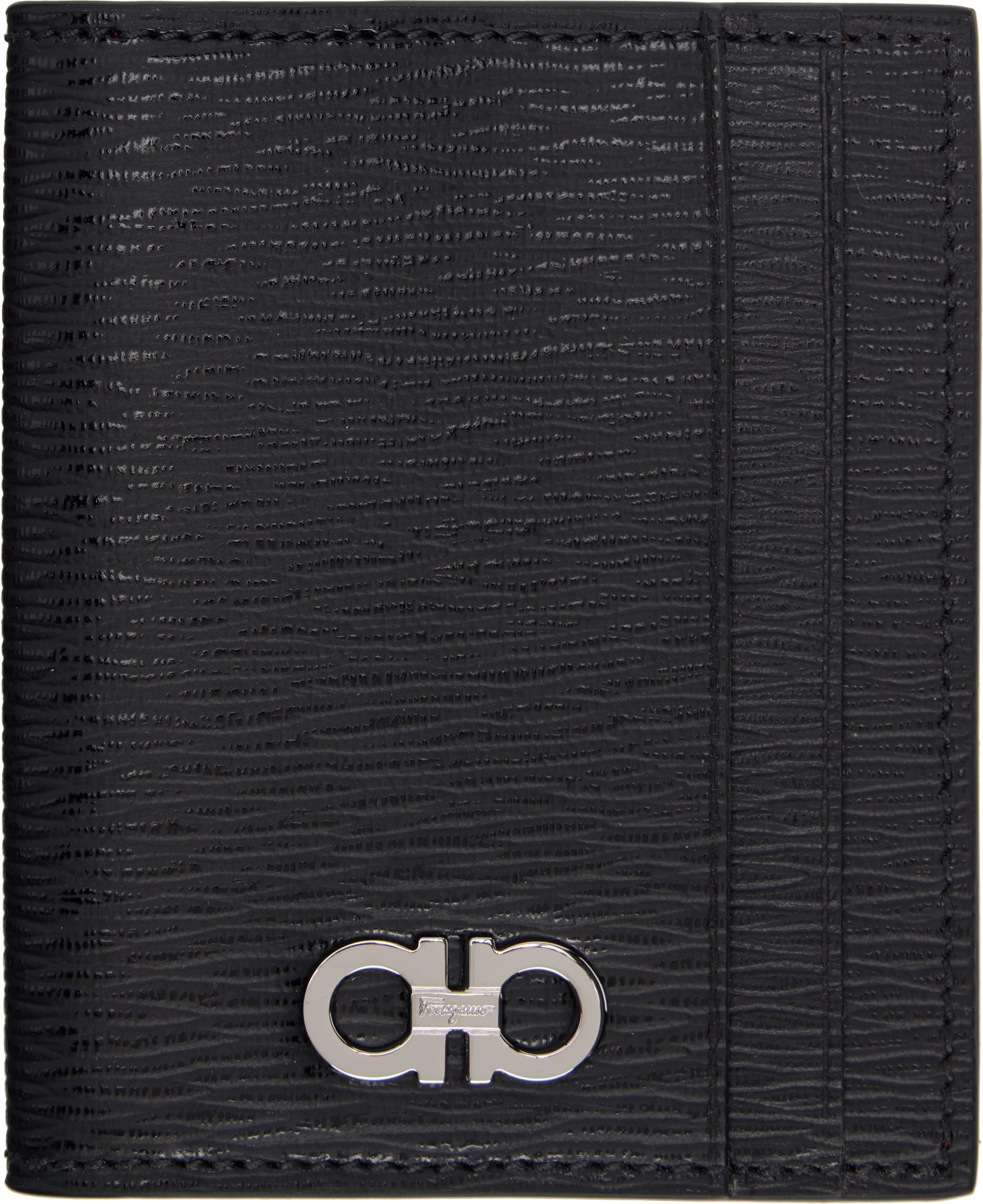 ■FERRAGAMO■ Bara Coin Card Holder Black 22D515725300 22D51 Ferragamo Bara Coin Card Holder Black | eBay
