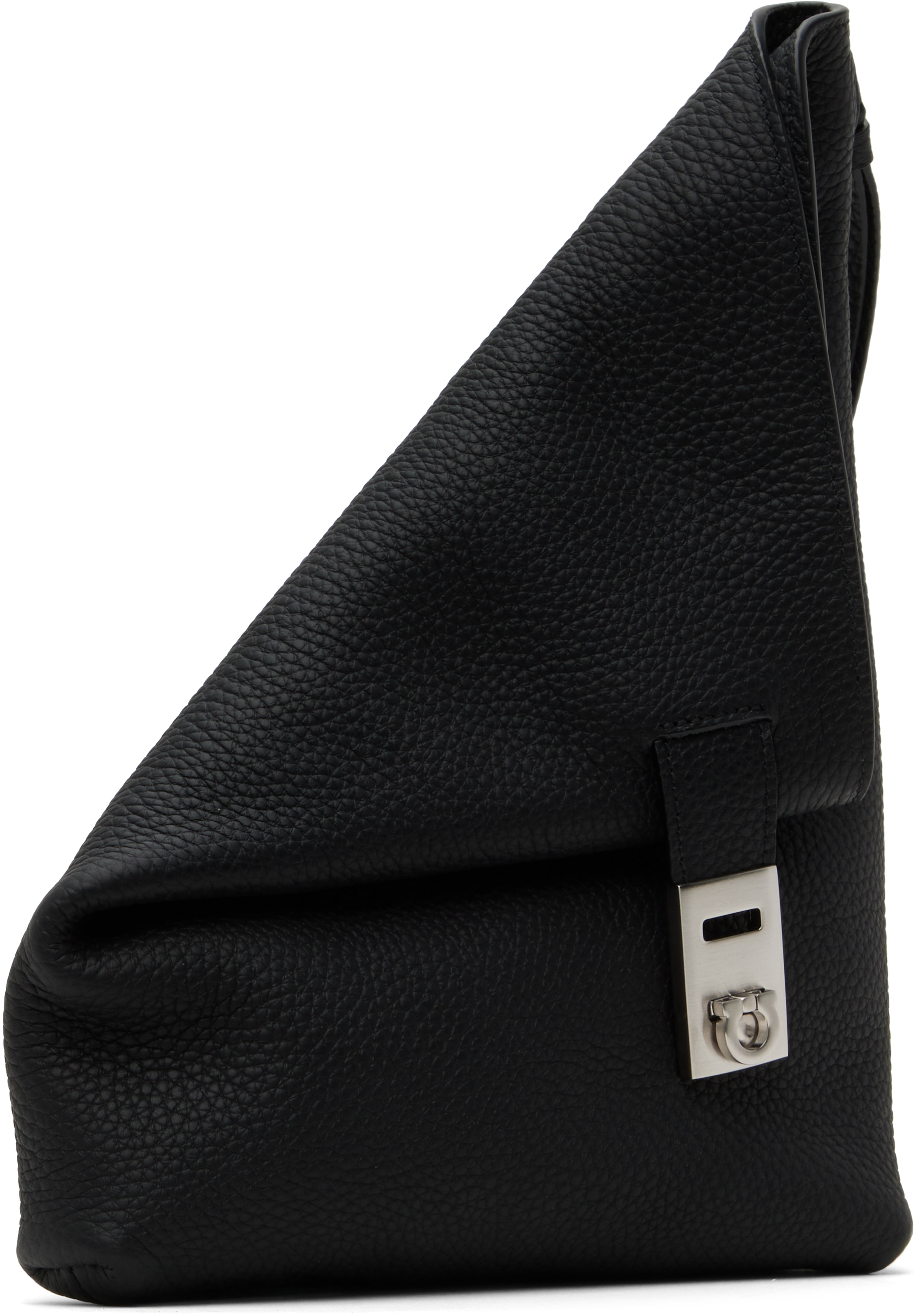 FERRAGAMO BLACK ONE PIECE POUCH