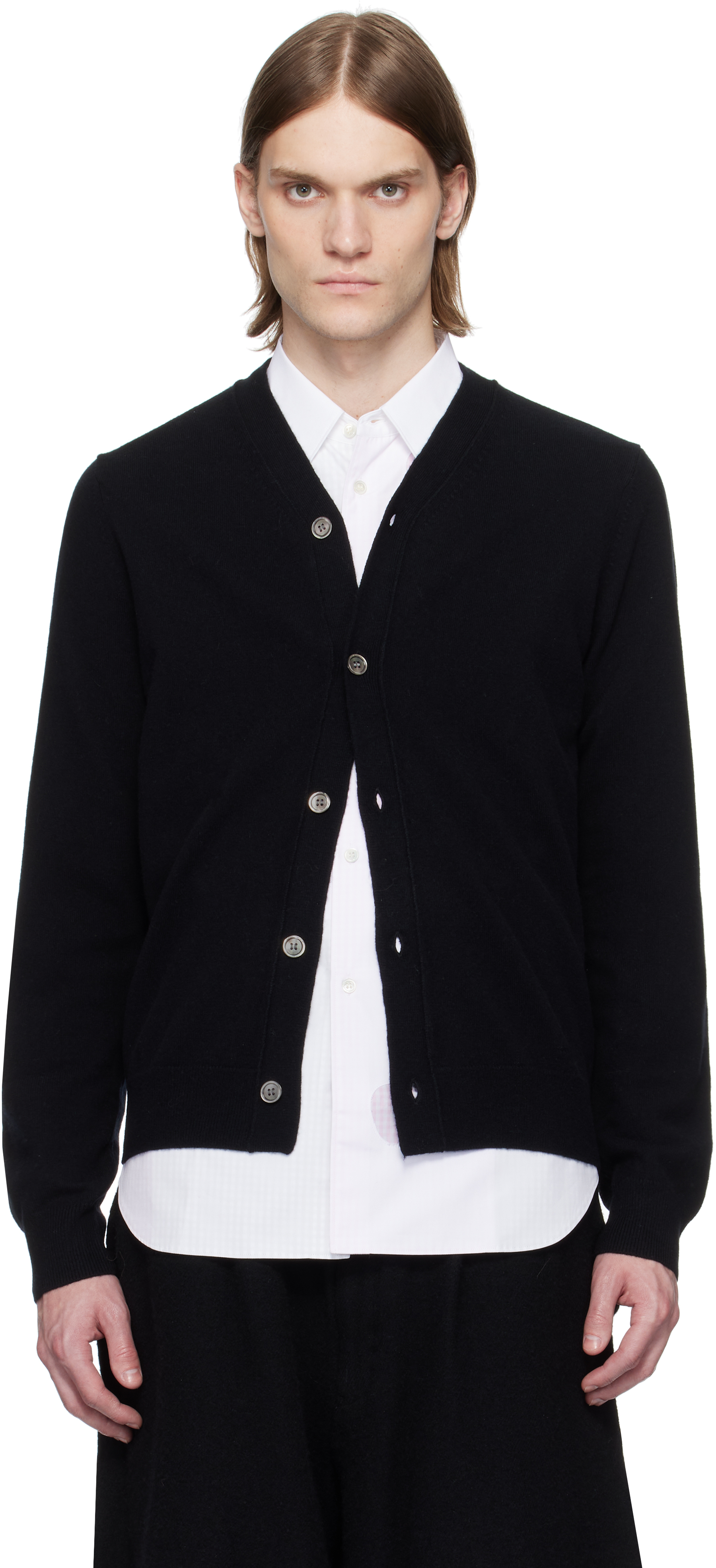 Comme Des Garçons Play Black Heart Cardigan | Black | FARFETCH