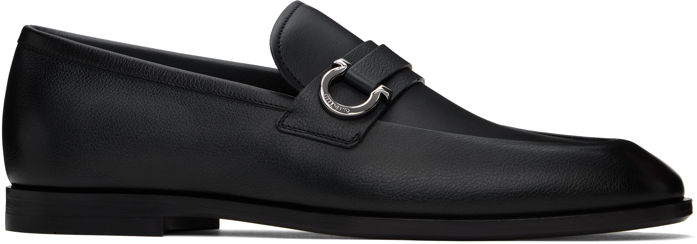 【関税込み】Ferragamo ブラック Florio ローファー Black Florio Loafers by Ferragamo on Sale