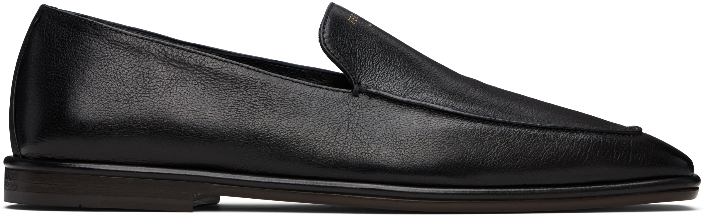 Black Calfskin Loafers