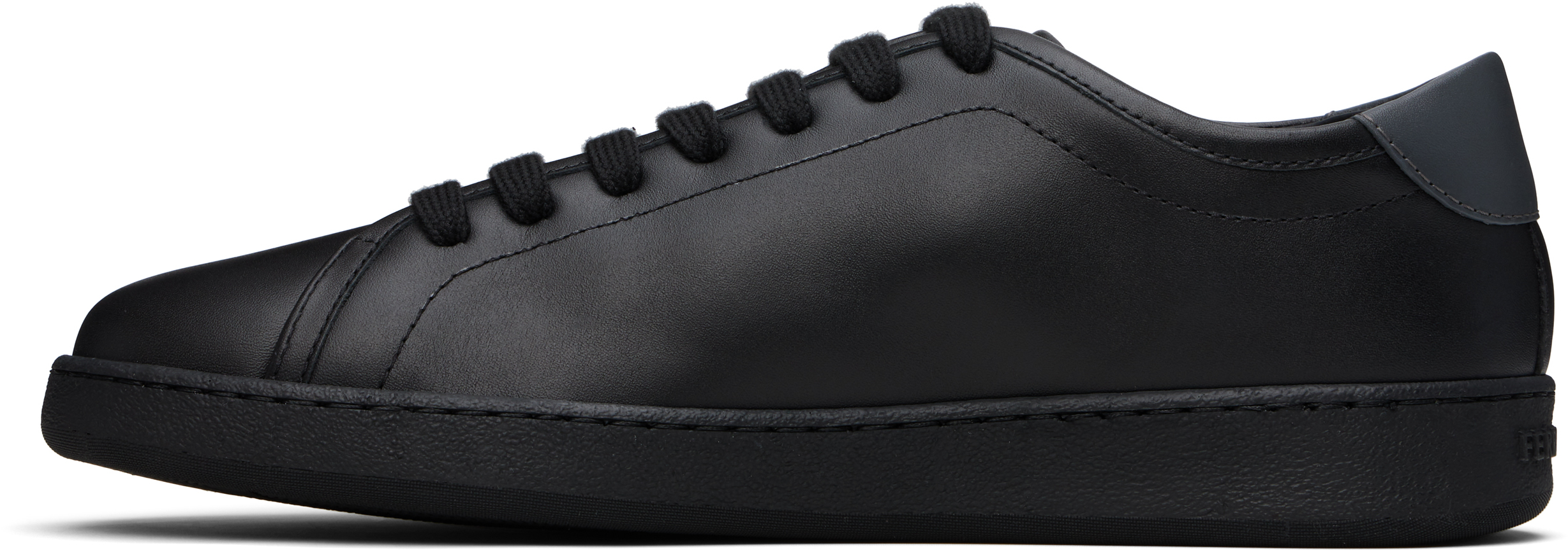 Ferragamo Leather Low-top Brandy Sneakers With Rubber Sole