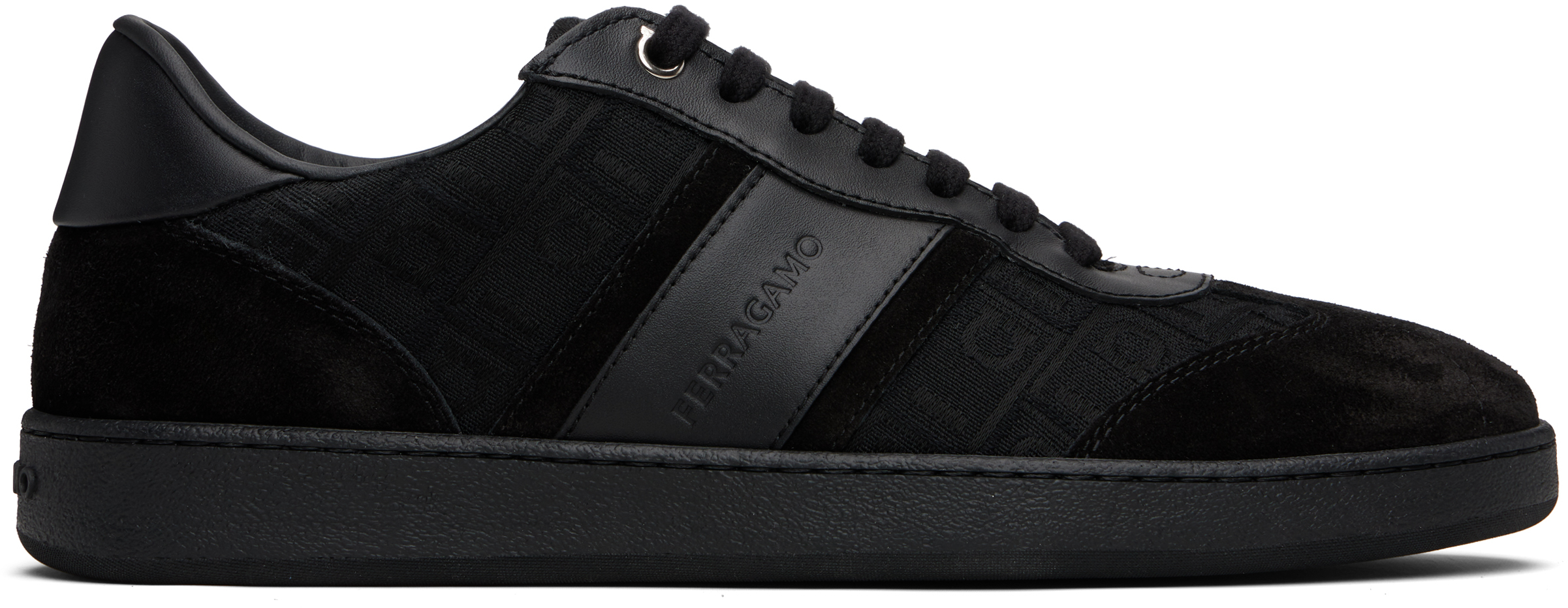 Black Signature Low-Top Sneakers