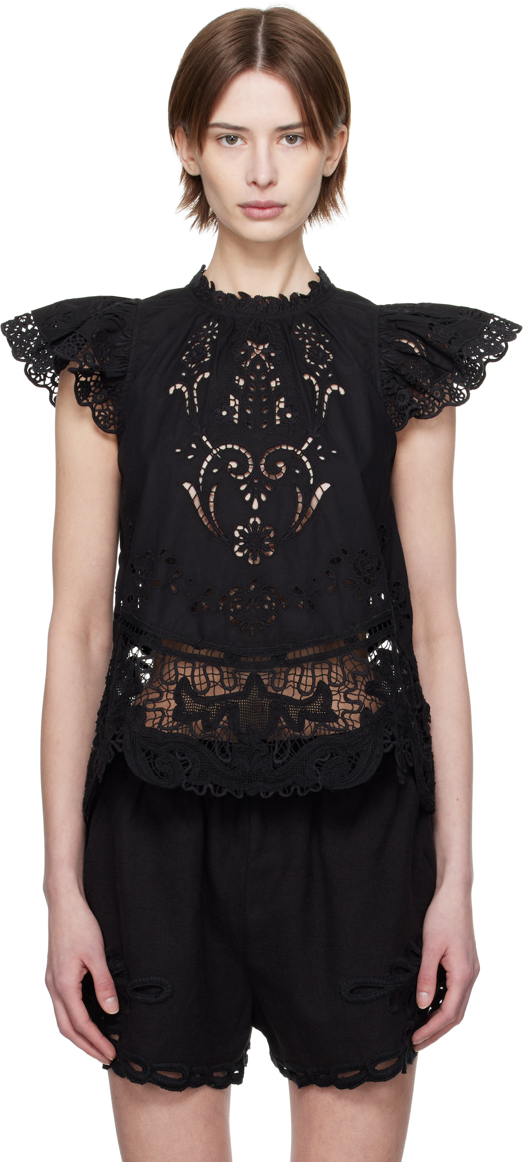 Black Gianna Blouse