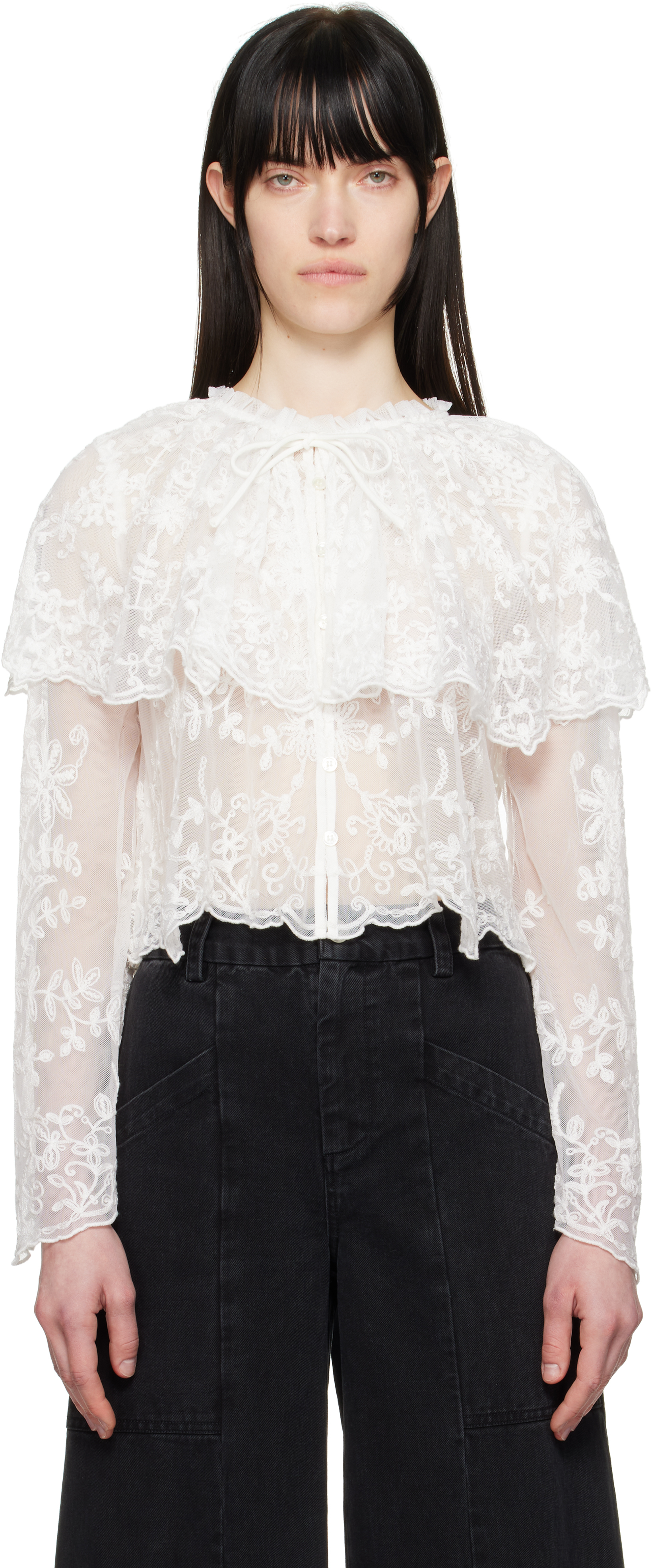 White Marja Blouse