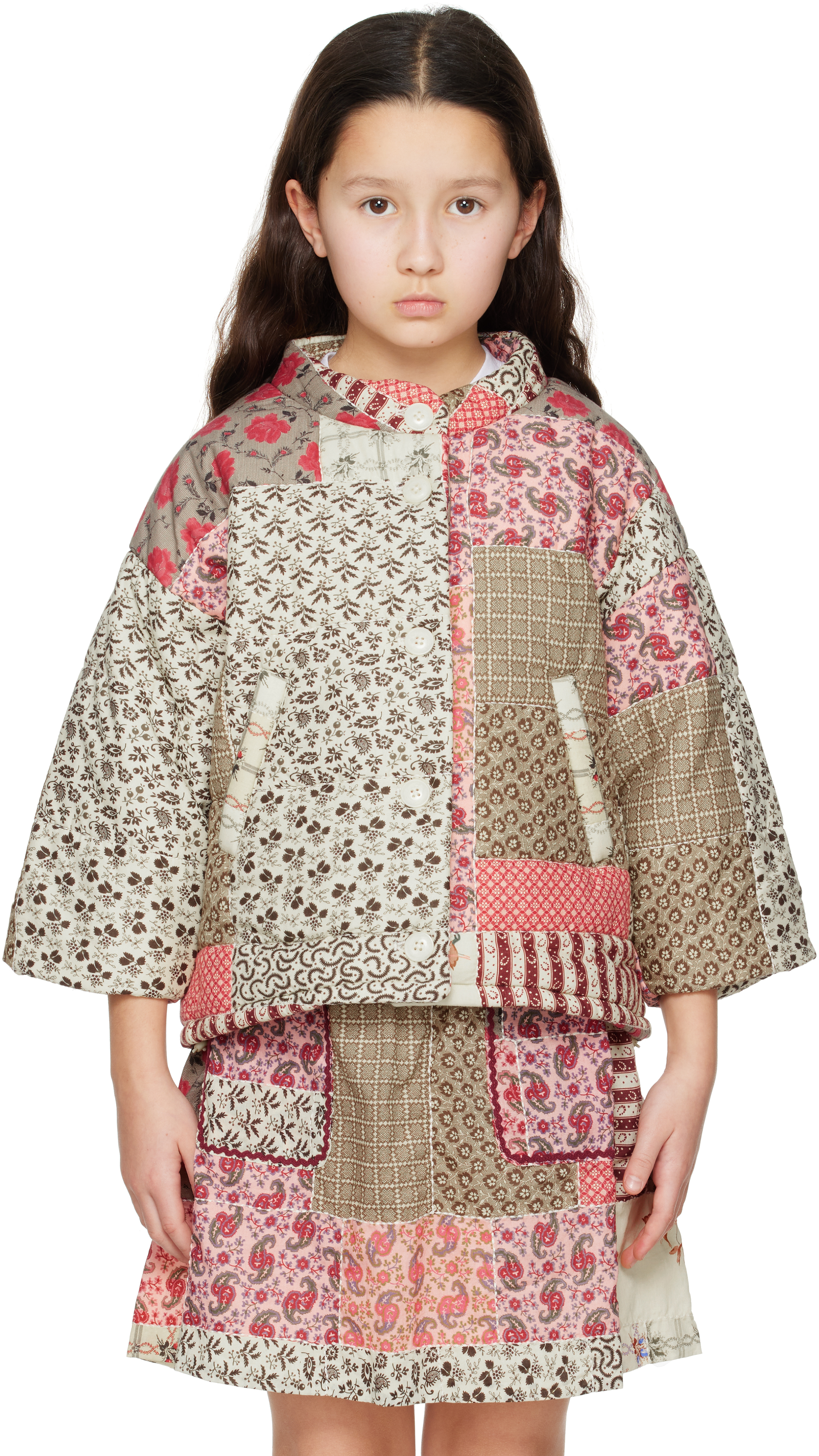 Sea Ny Kids Multicolor Panna Jacket In Multi