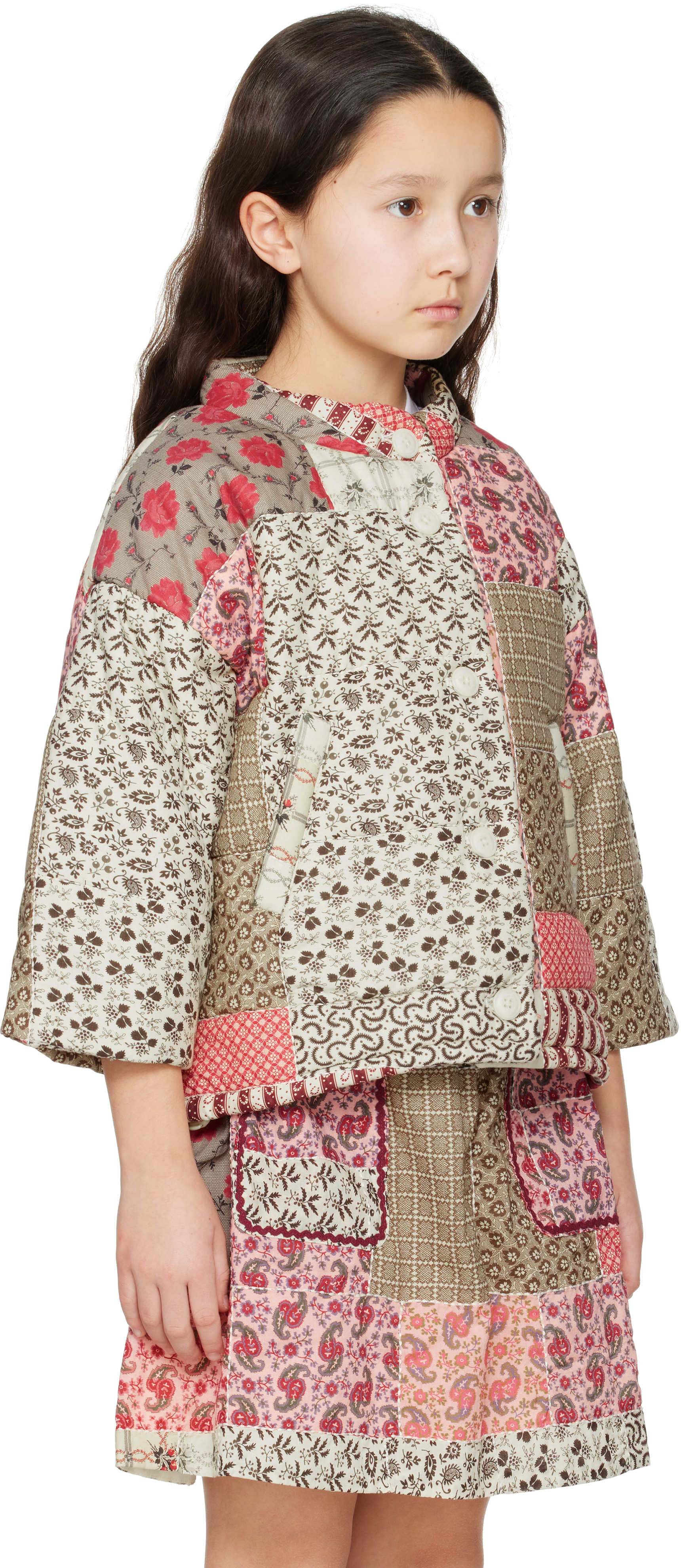 Sea Ny Kids Multicolor Panna Jacket In Multi