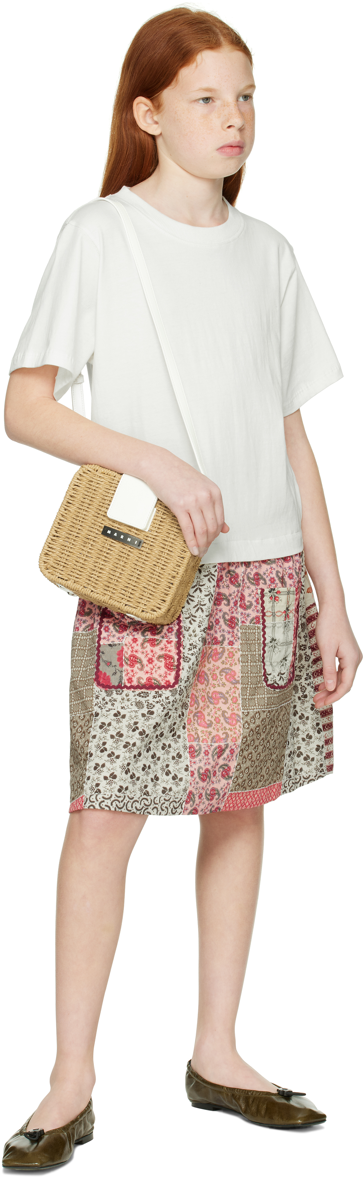 Sea Ny Kids White & Multicolor Panna Dress In Multi