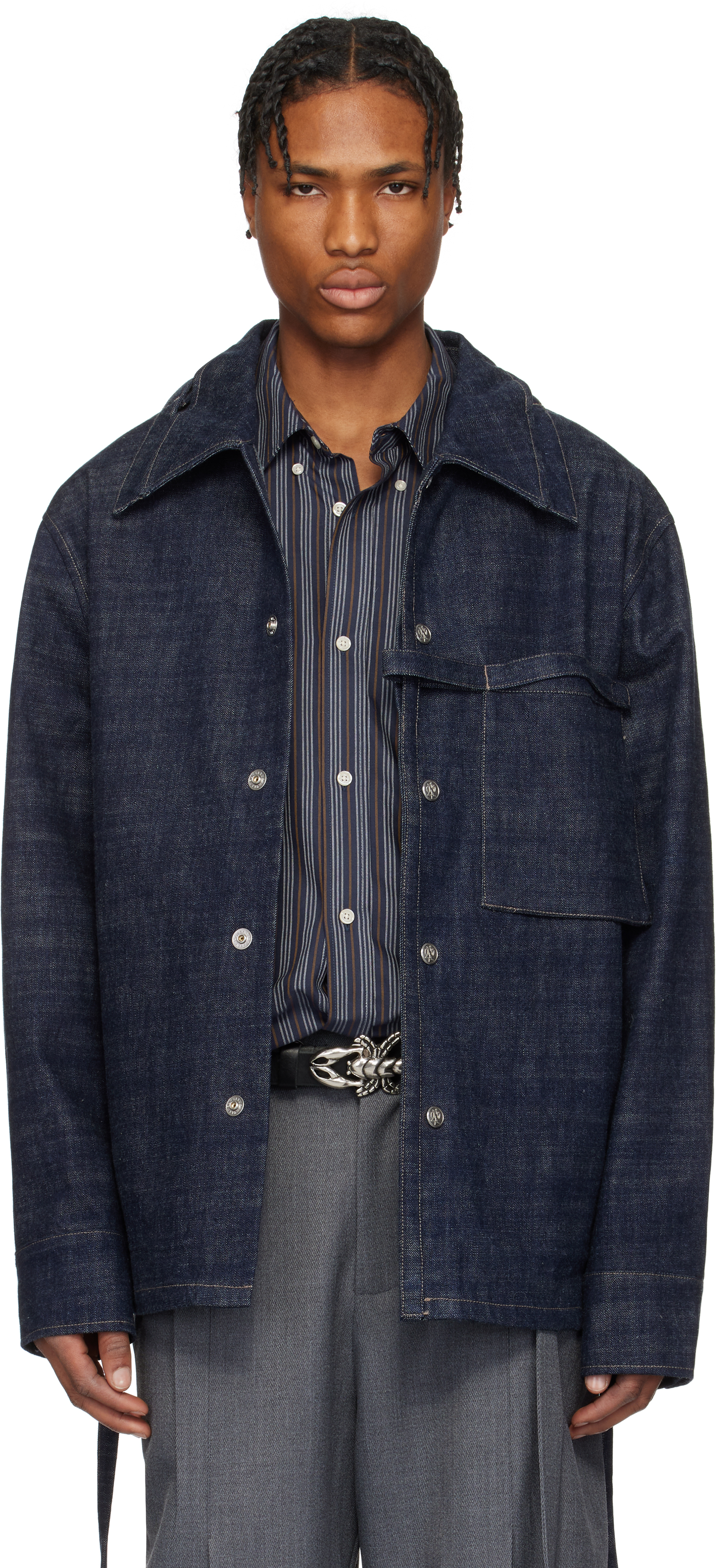 NULLUS】DECONSTRUCTED COLLAR JACKET 2 - メルカリ