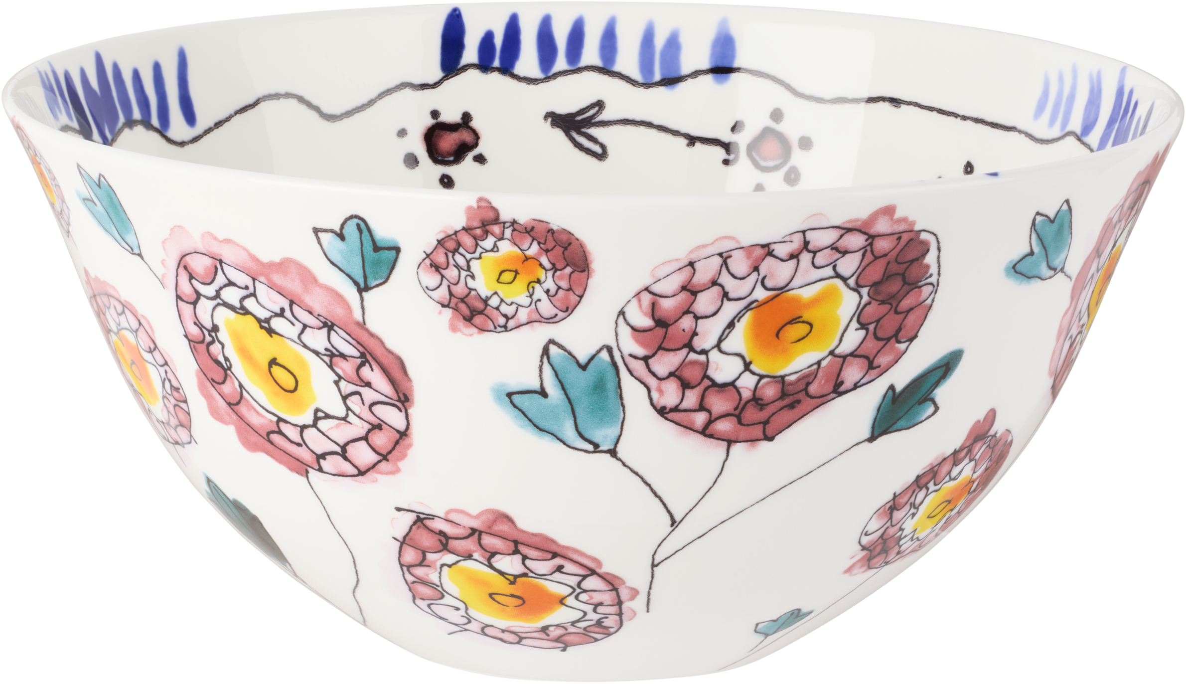 Marni White Serax Edition L Serving Bowl In Multi