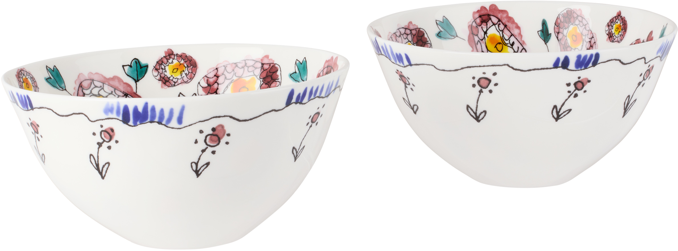 Marni White Serax Edition M Bowl Set In White