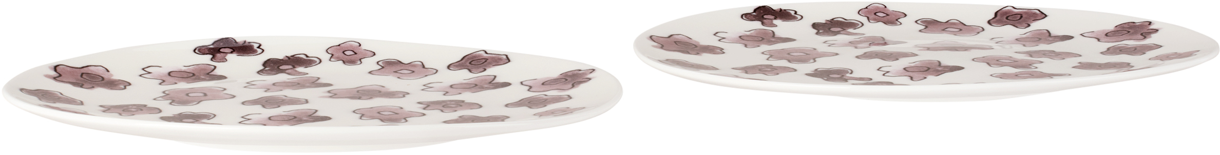Marni White & Purple Serax Edition Breakfast Plate Set In Purple