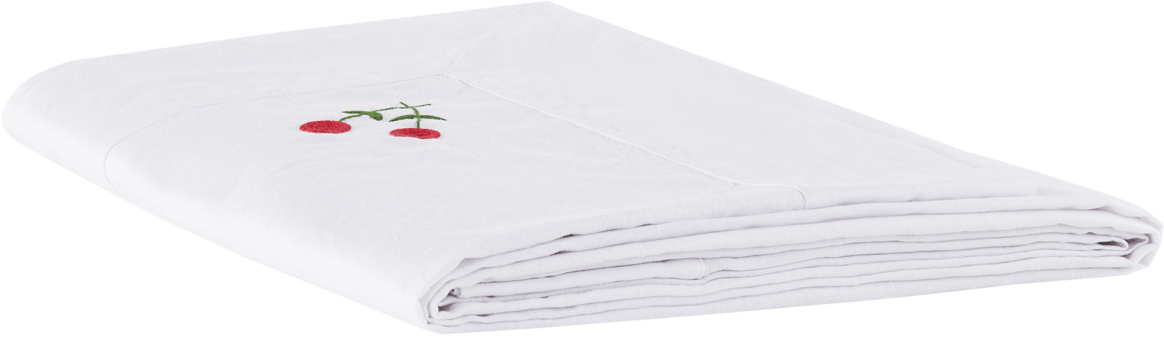 Gohar World White À Jour' & Rose Tablecloth In Red Rose