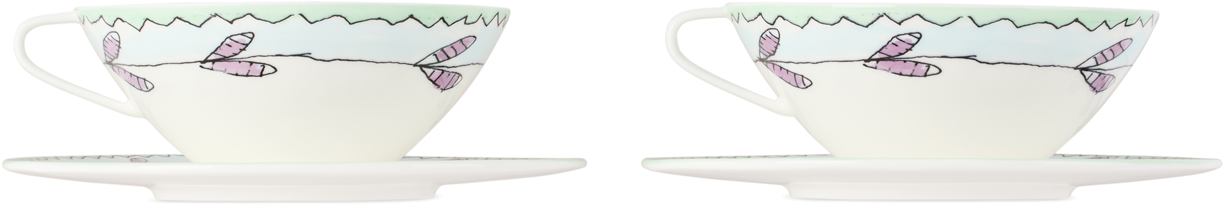 Marni White Serax Edition Tea Cup & Saucer Set