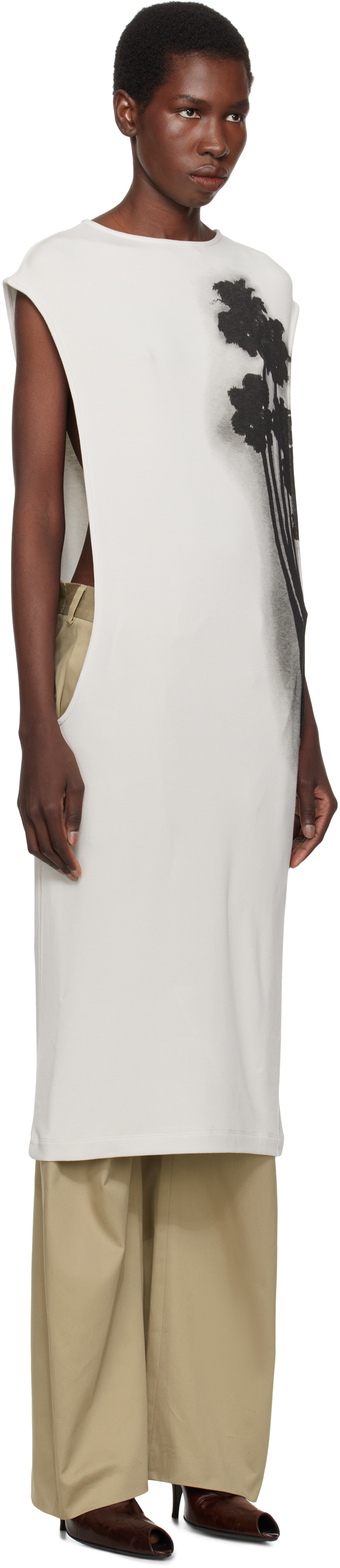 JULIE KEGELS GRAY JAX MIDI DRESS