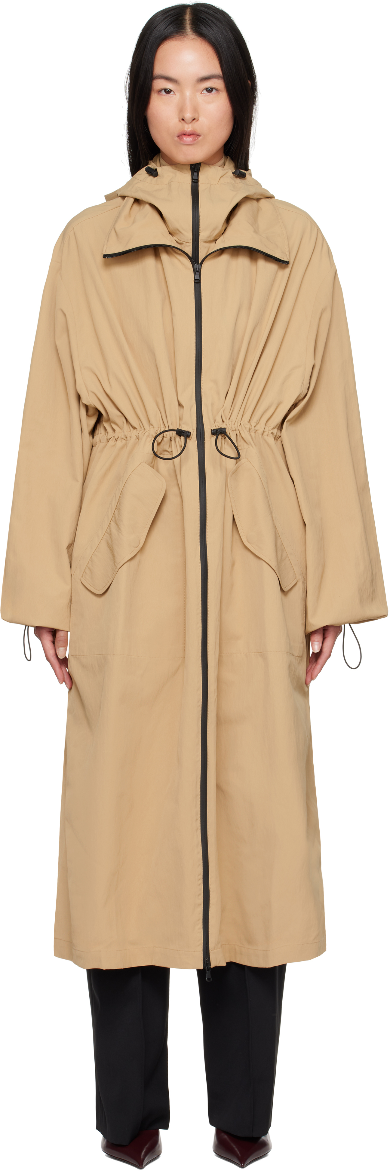 WARDROBE. NYC Beige Rosie Huntington-Whiteley Edition RHW Anorak