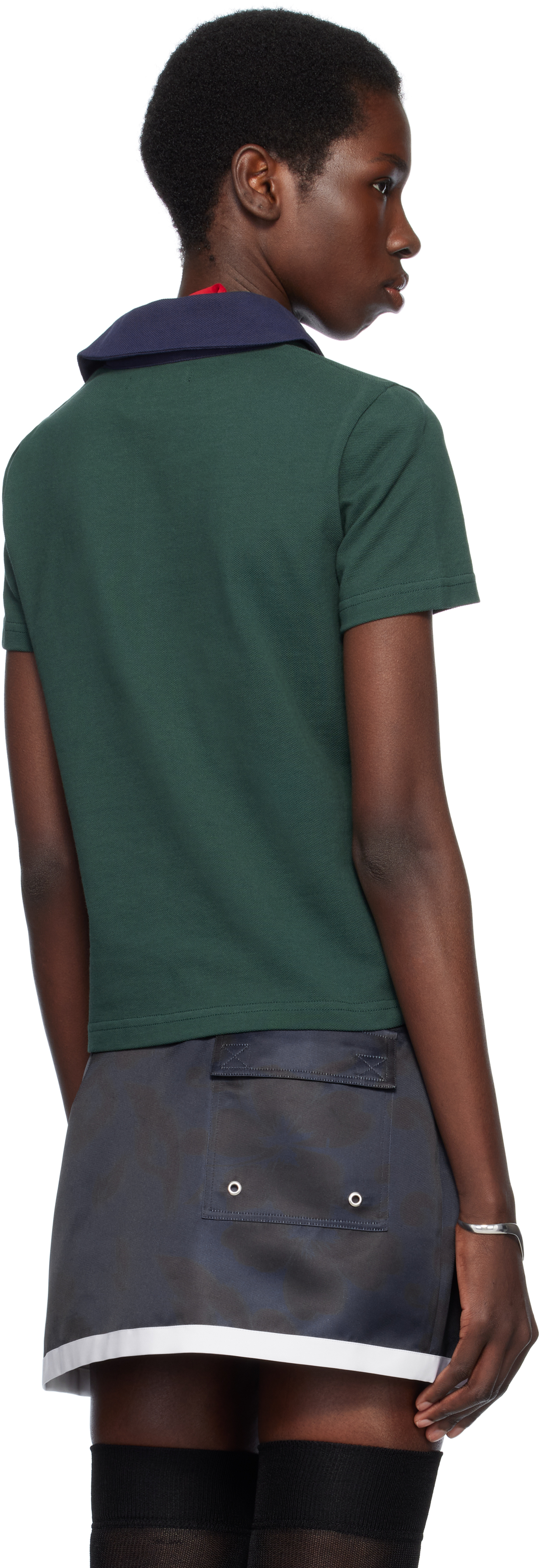 JULIE KEGELS GREEN MONOGRAM POLO 