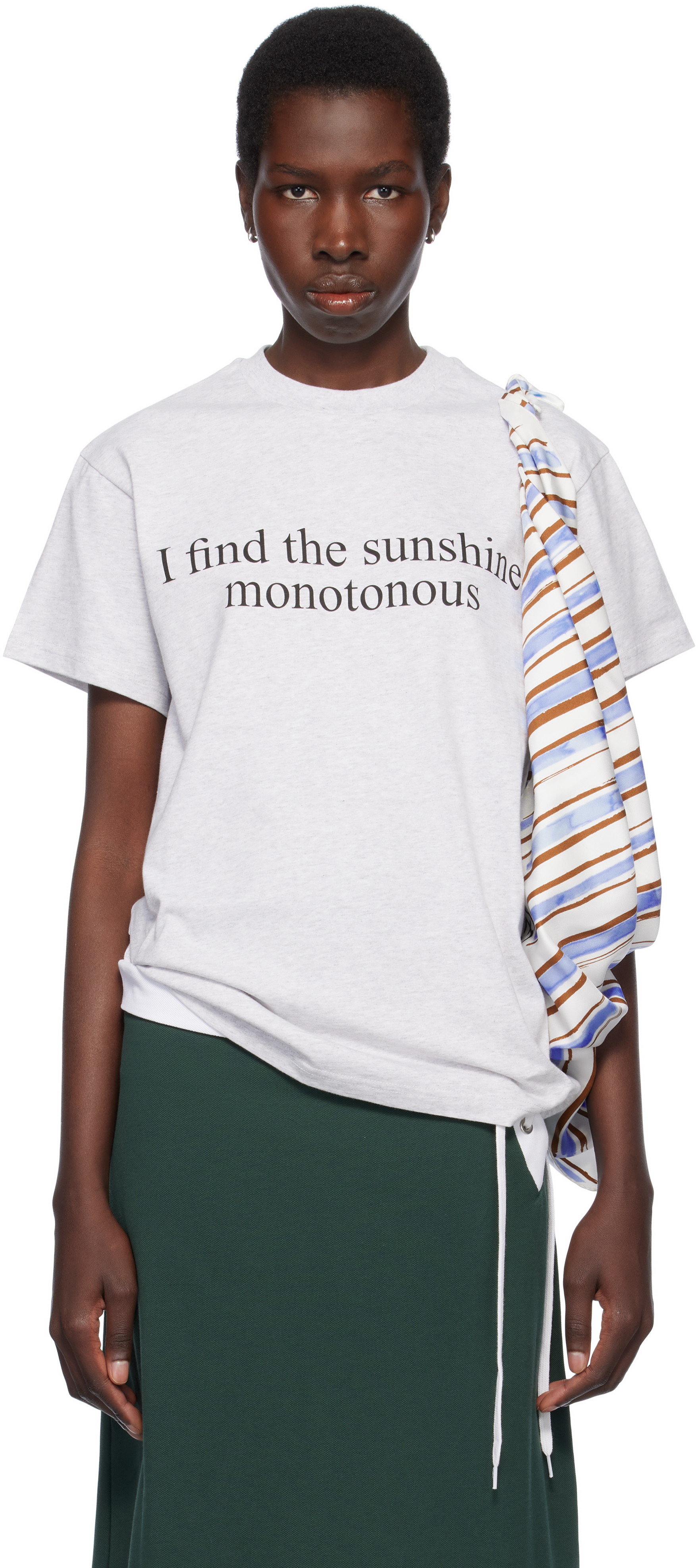 JULIE KEGELS GRAY SUNSHINE T-SHIRT
