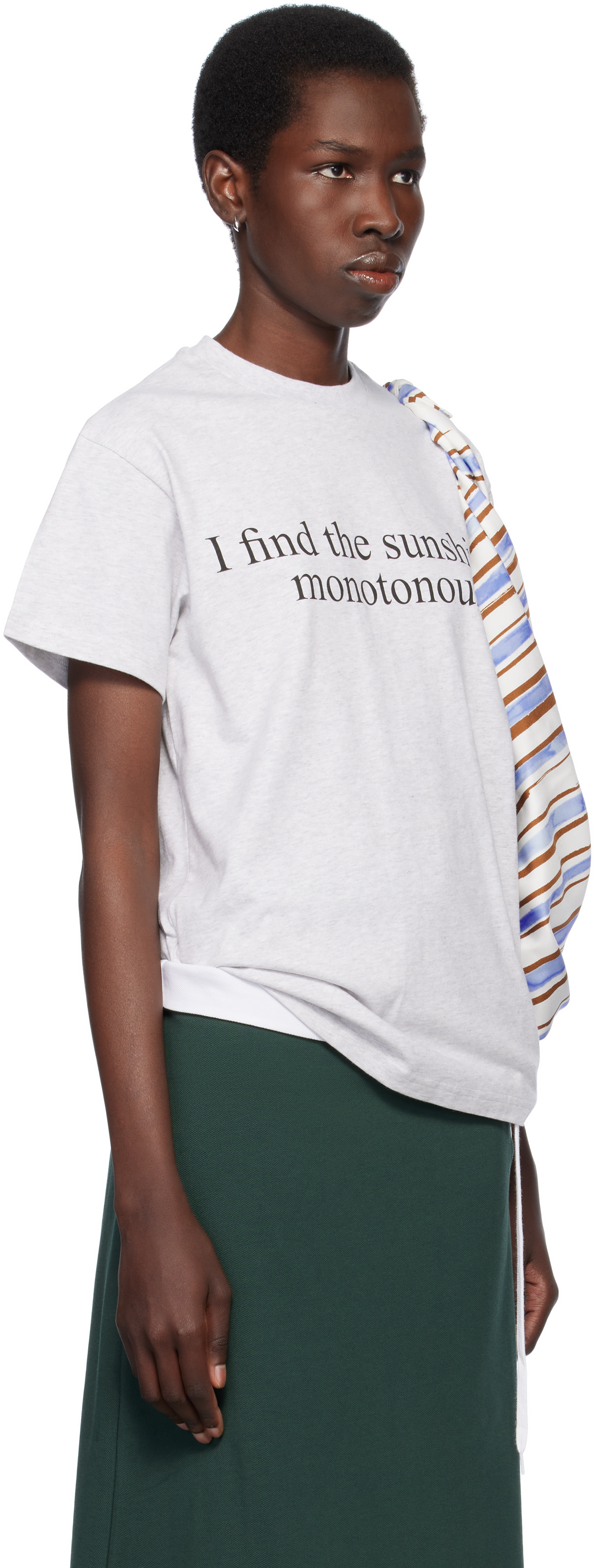 JULIE KEGELS GRAY SUNSHINE T-SHIRT